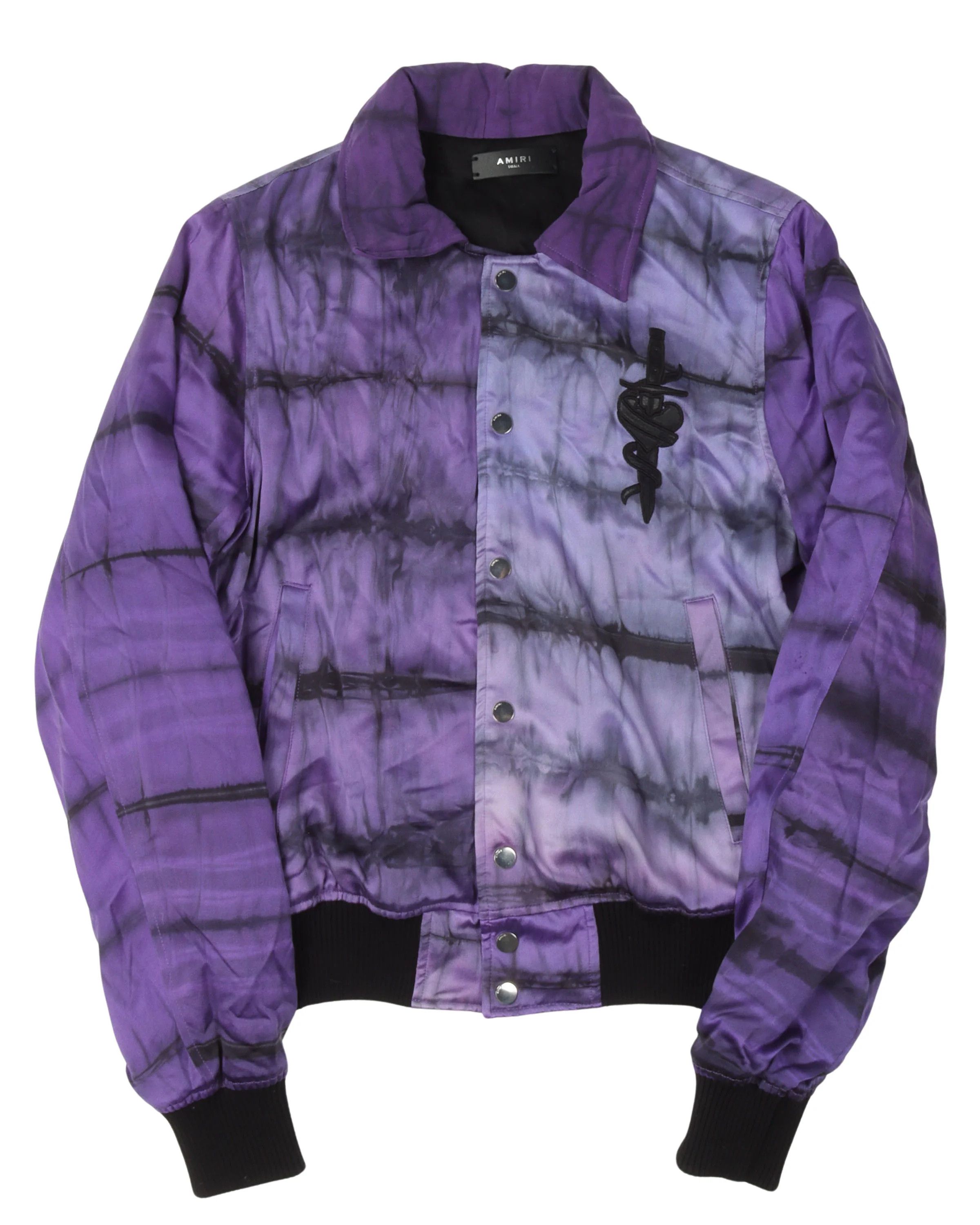 Amiri o1y0425 Bomber Jacket in Purple Size M / US 6-8 / IT 42-44 - 1 Thumbnail