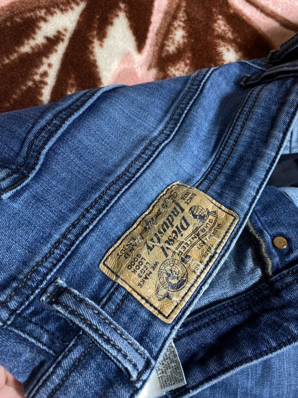 Diesel × Japanese Brand Vintage Diesel industry Distressed Baggy Denim Pants Size US 38 / EU 54 - 5 Thumbnail