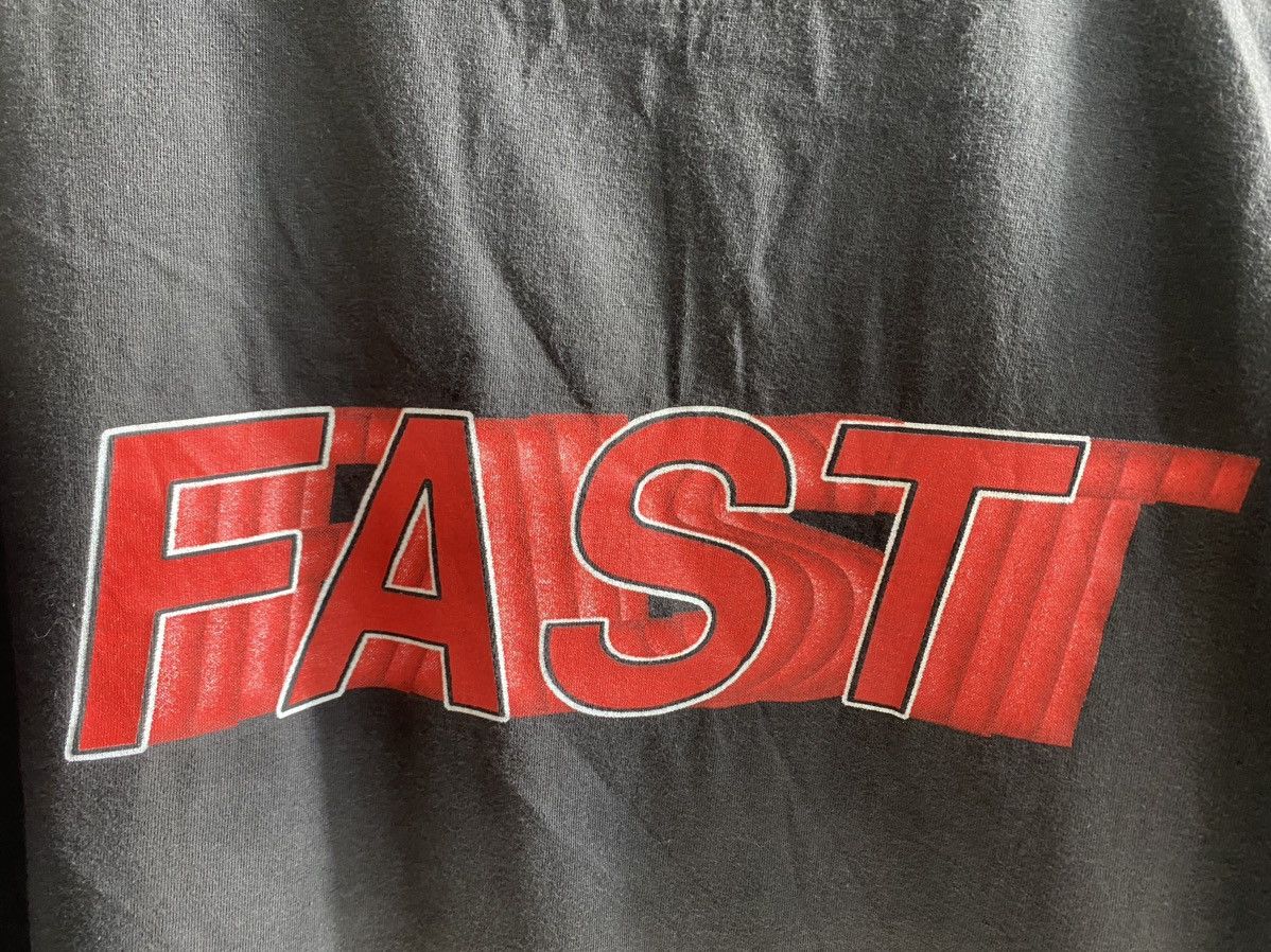 Vintage FAST TSHIRT Size US L / EU 52-54 / 3 - 3 Thumbnail