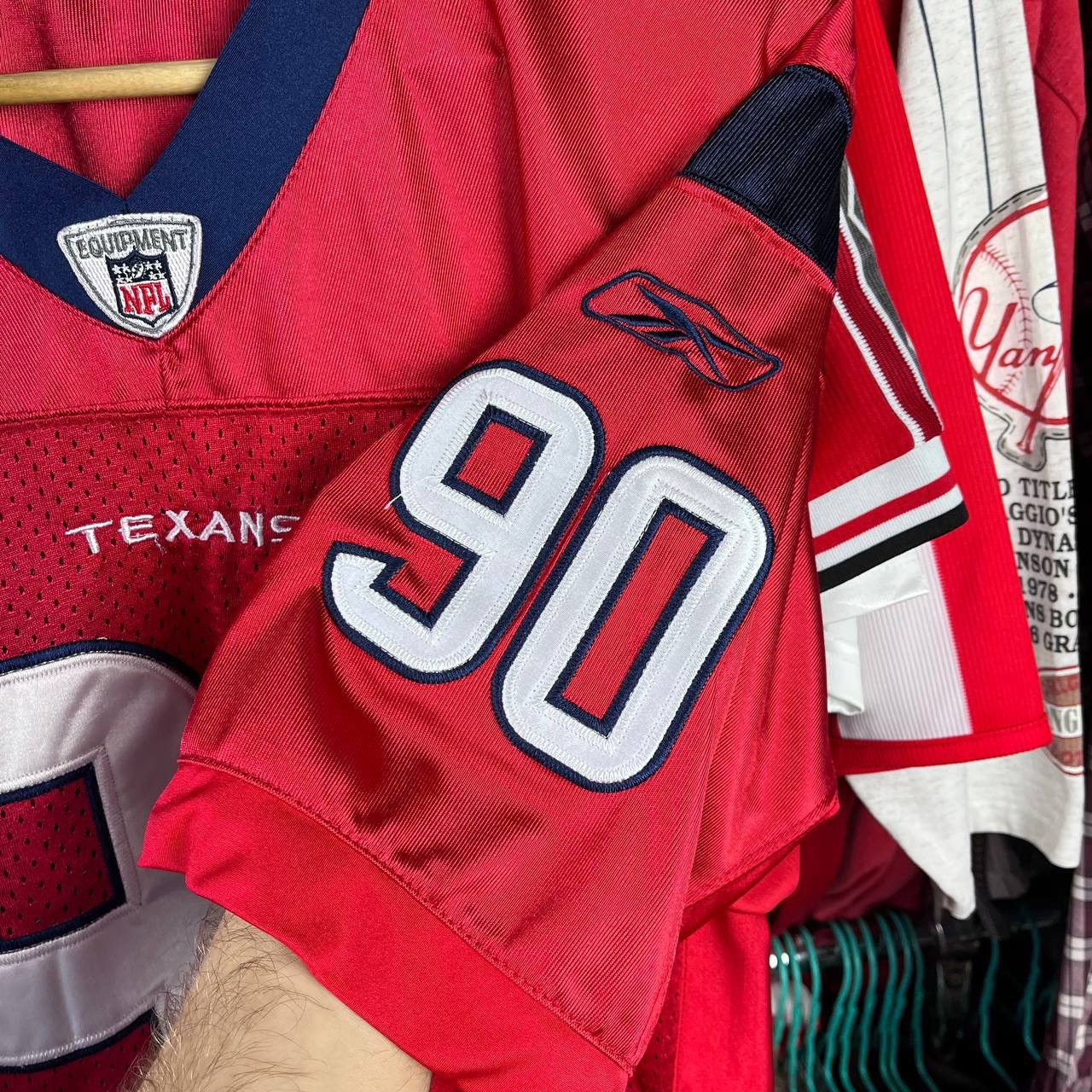 NFL × Reebok × Vintage Reebok Houston Texans #90 Mario Williams Football Jersey Size US M / EU 48-50 / 2 - 6 Thumbnail