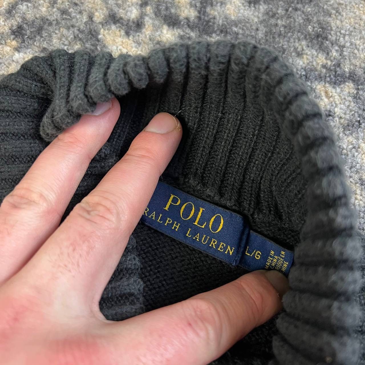 Polo Ralph Lauren Polo Ralph Lauren Luxury Quarter Button Up Sweater Size US L / EU 52-54 / 3 - 5 Thumbnail