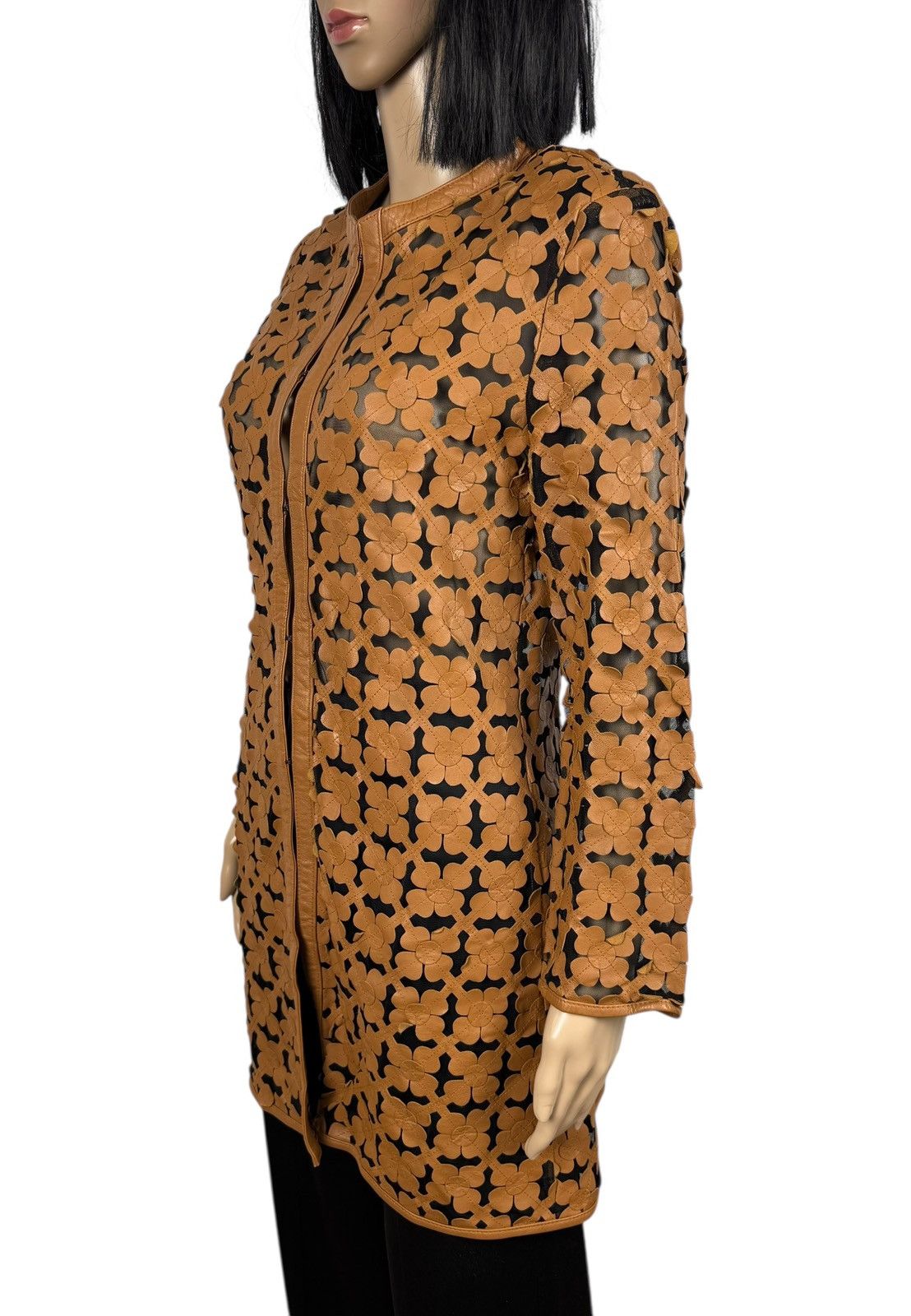 Genuine Leather Genuine Leather Coat Decoration Patterns size 44 Size M / US 6-8 / IT 42-44 - 3 Thumbnail
