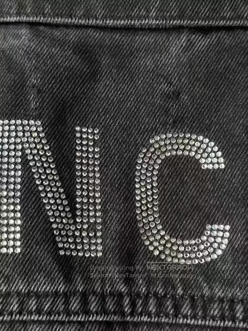Balenciaga Balenciaga Crystal studded denim jacket Size XS / US 0-2 / IT 36-38 - 3 Thumbnail