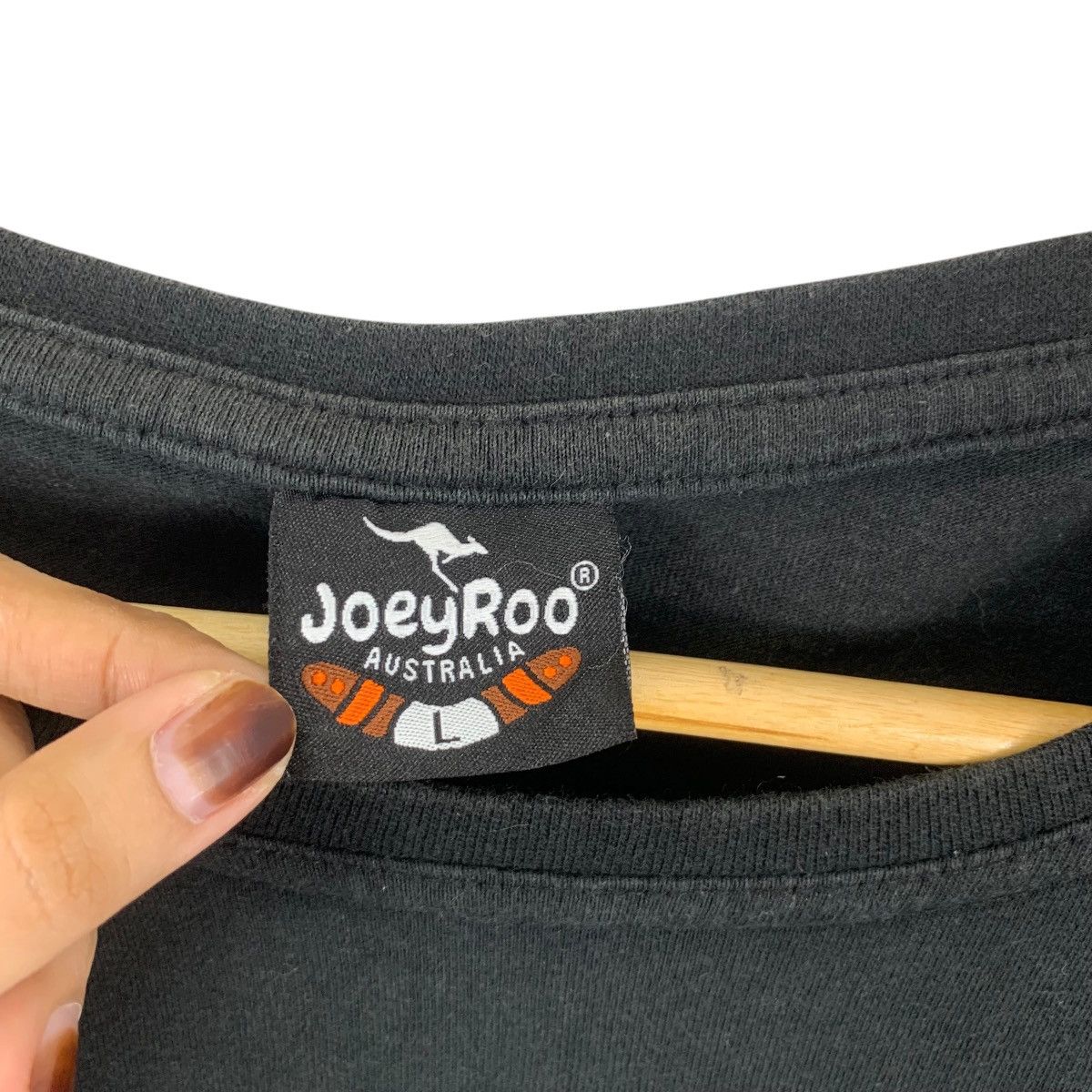 Vintage Vintage JOEYROO AUSTRALIA KANGAROO Punk Gangster Tee Shirt Size L / US 10 / IT 46 - 8 Thumbnail