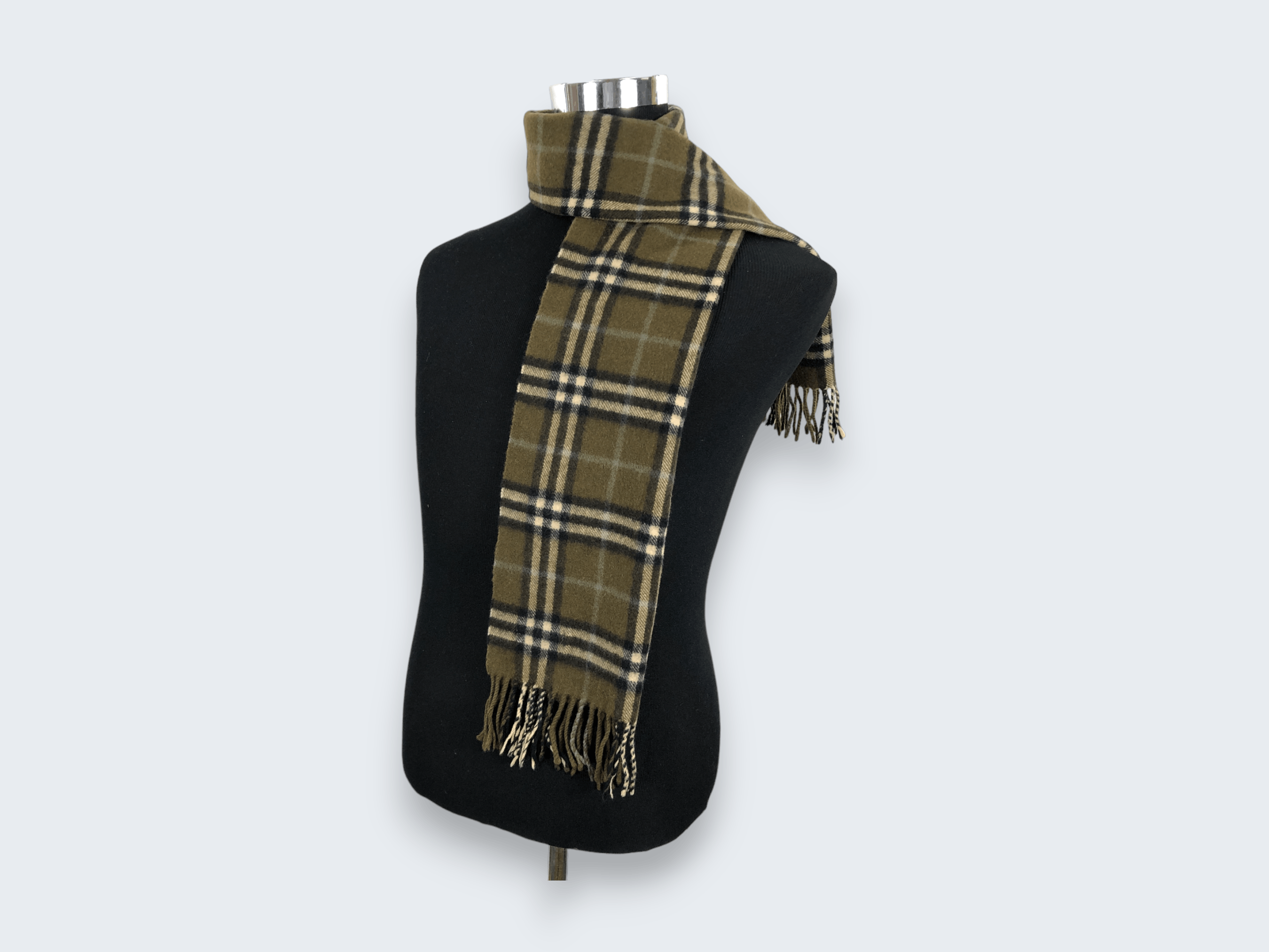 Burberry × Vintage Vintage 90s Burberry Scarf Muffler MF031 Size ONE SIZE - 2 Thumbnail