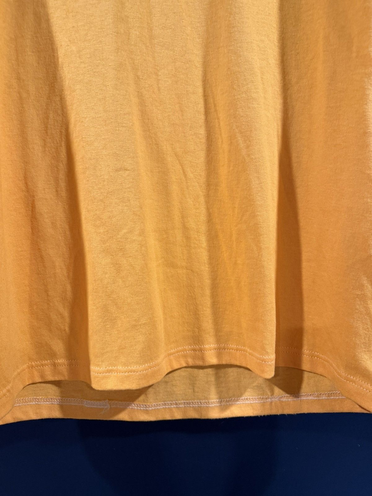 Vintage 1980s Vintage Yellow Blank Single Stitch Grunge Tee L Size US L / EU 52-54 / 3 - 7 Thumbnail