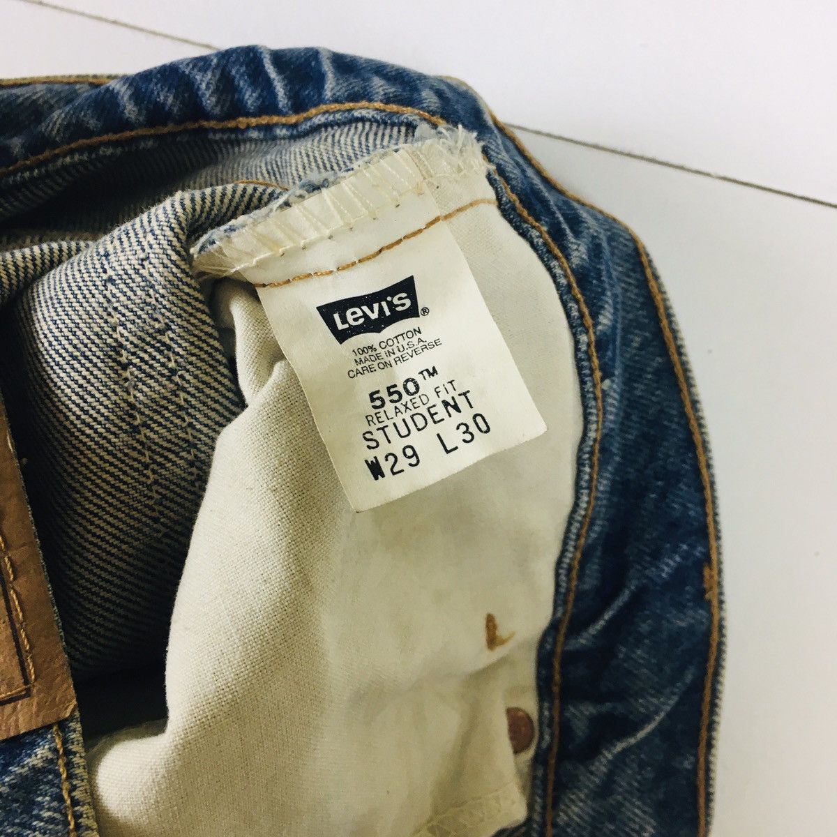 Levi's Vintage 90s Levi’s 540 Orange Tab Relaxed Fit Student Size US 29 - 11 Thumbnail