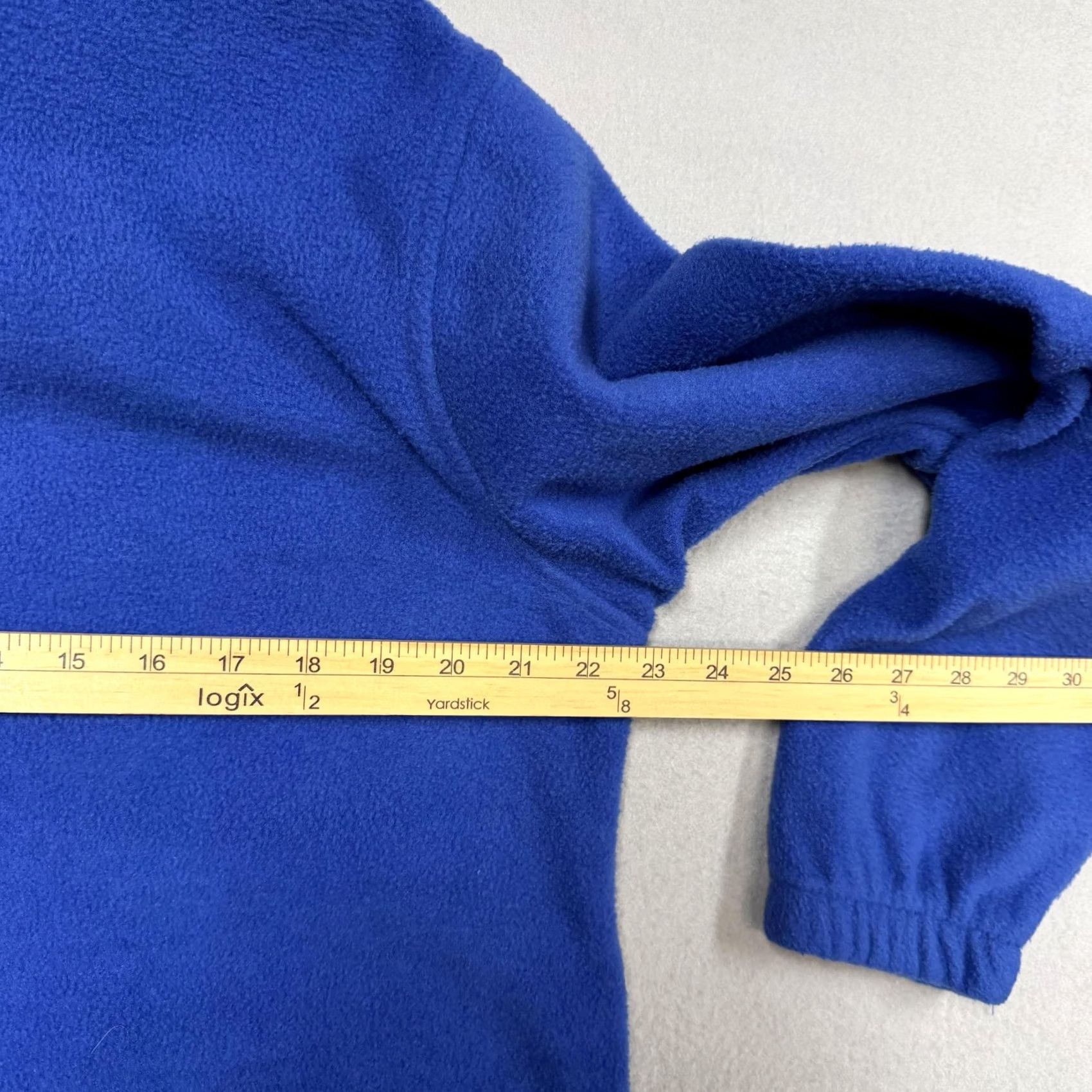 Vintage Harriton Jacket Mens M Blue Fleece 1/4 Zip Windbreaker Stand-Up Collar Pockets Casual N/A Size US M / EU 48-50 / 2 - 6 Thumbnail