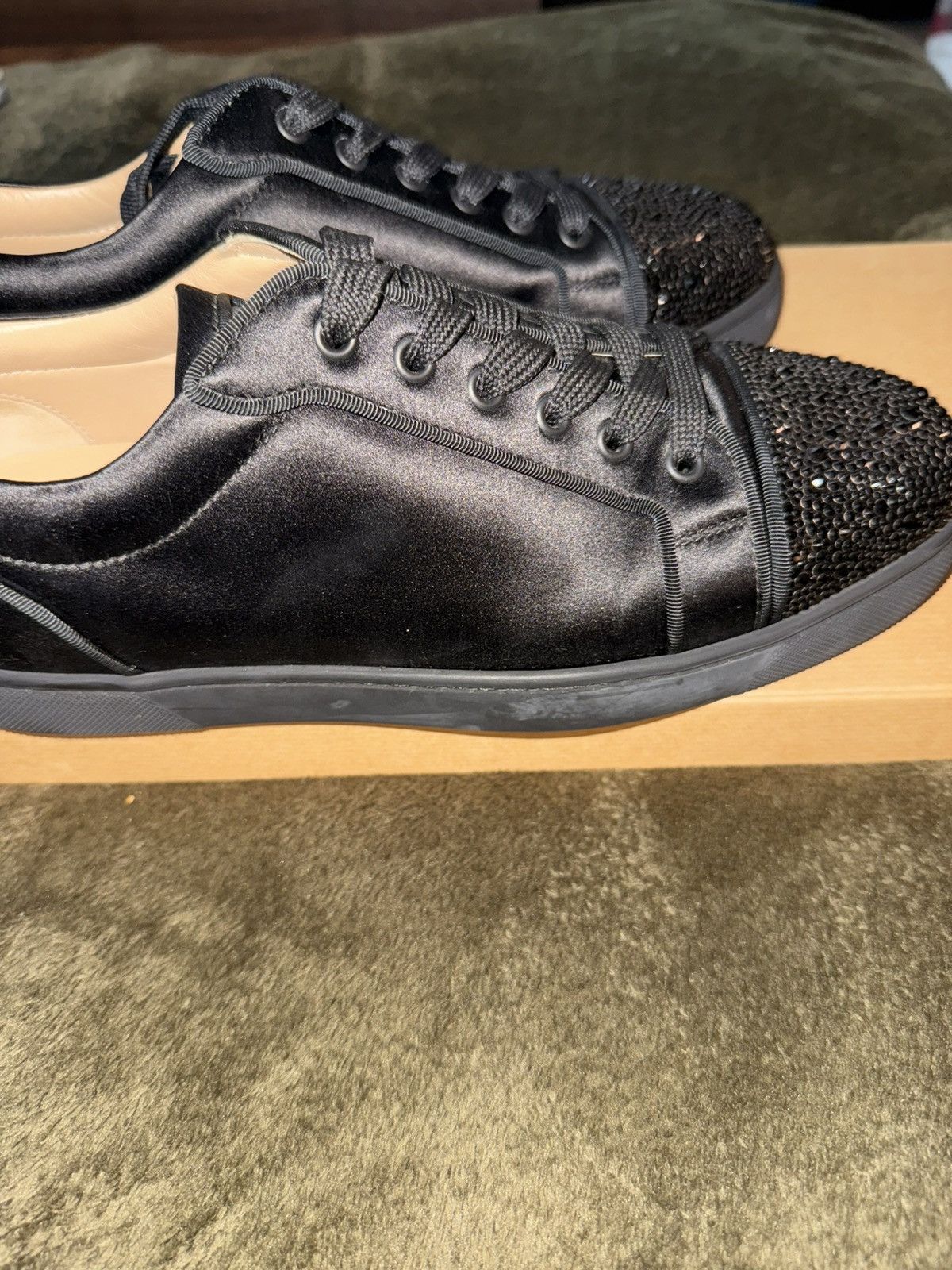 Christian Louboutin Louboutin Louis J Strass Orlato Flat Satin/GG Size US 9 / EU 42 - 2 Thumbnail