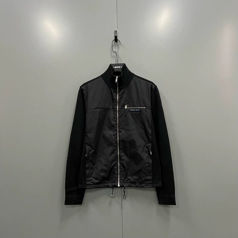 Prada Prada Labeled triangle label knitted stitching jacket 2501- Size US S / EU 44-46 / 1 - 1 Thumbnail