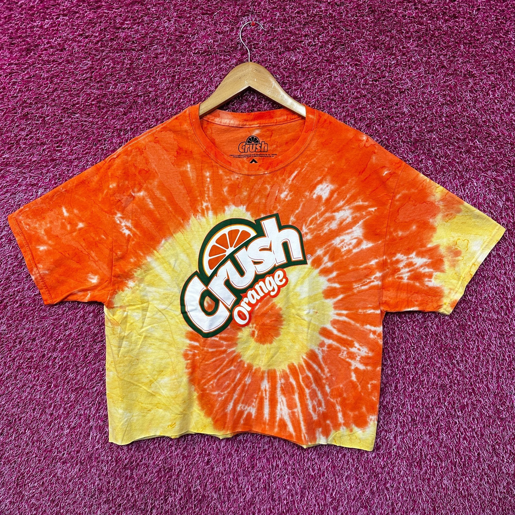 Other Crush Orange Citrus Flavored Soda Promo Tie Dye Crop Top L Size L / US 10 / IT 46 - 1 Thumbnail