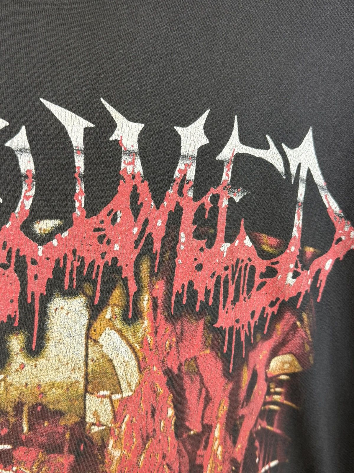 Band Tees Vintage Exhumed Slaughtercult 2000 Death Metal Band T-Shirt Size US XL / EU 56 / 4 - 3 Thumbnail