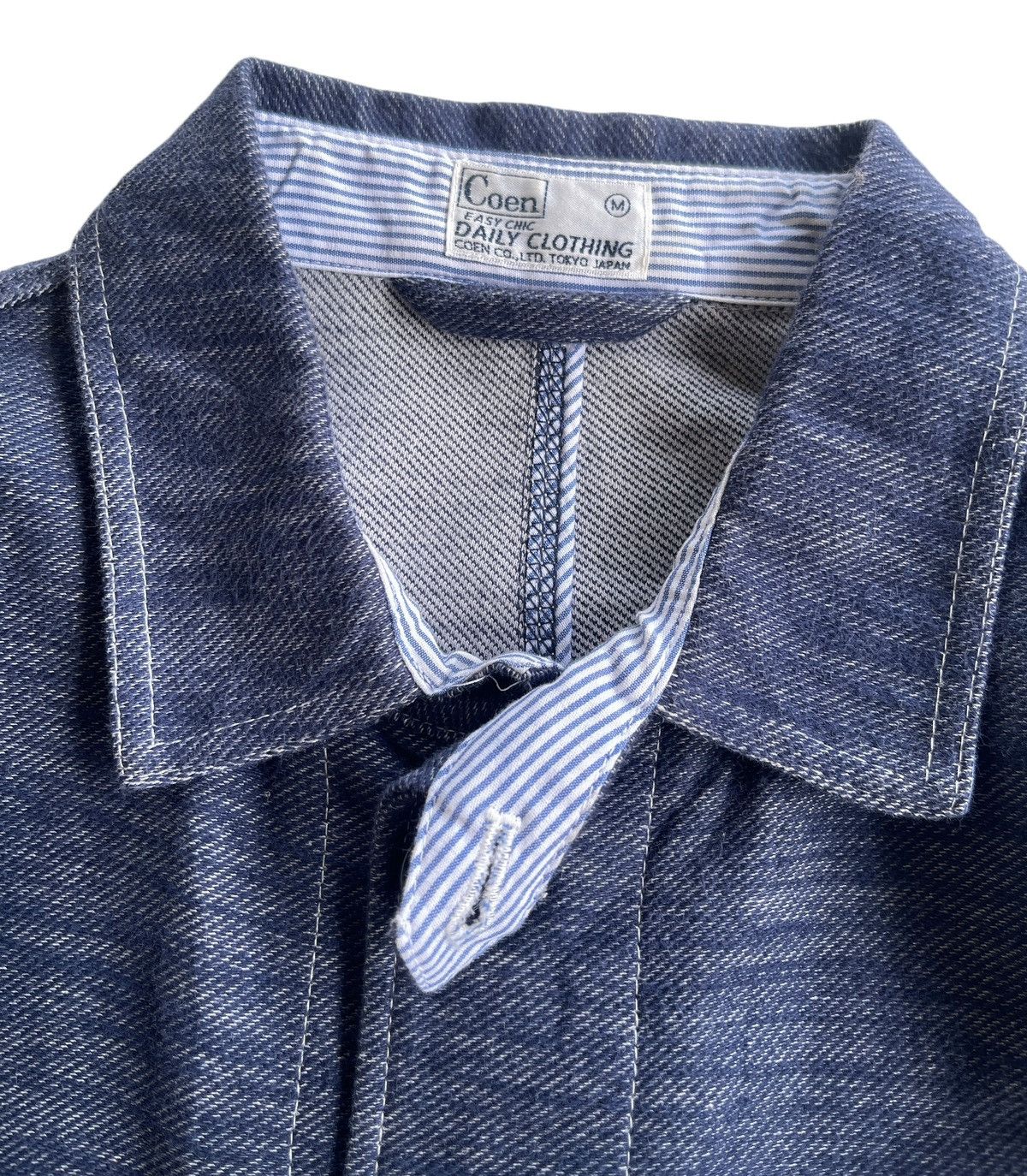 Japanese Brand Japanese Coen Chore Denim Jacket Size US M / EU 48-50 / 2 - 7 Thumbnail