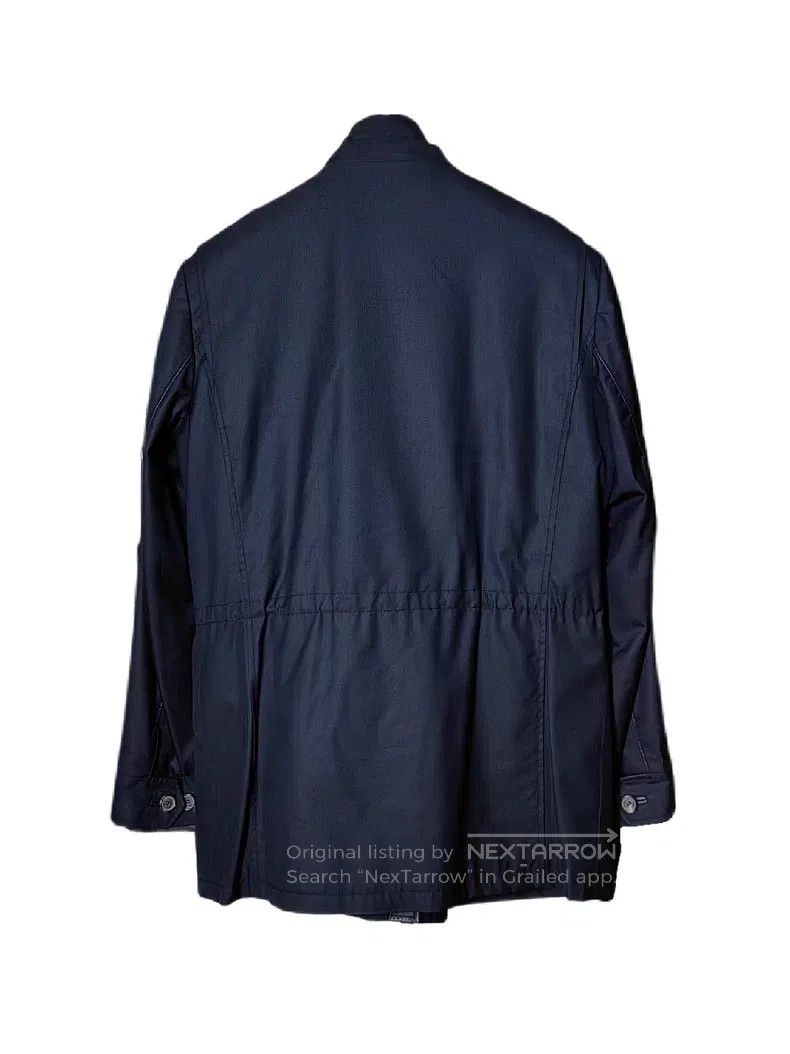 Brioni Brioni Leather-trimmed wool and silk trench coat Size US XL / EU 56 / 4 - 3 Thumbnail
