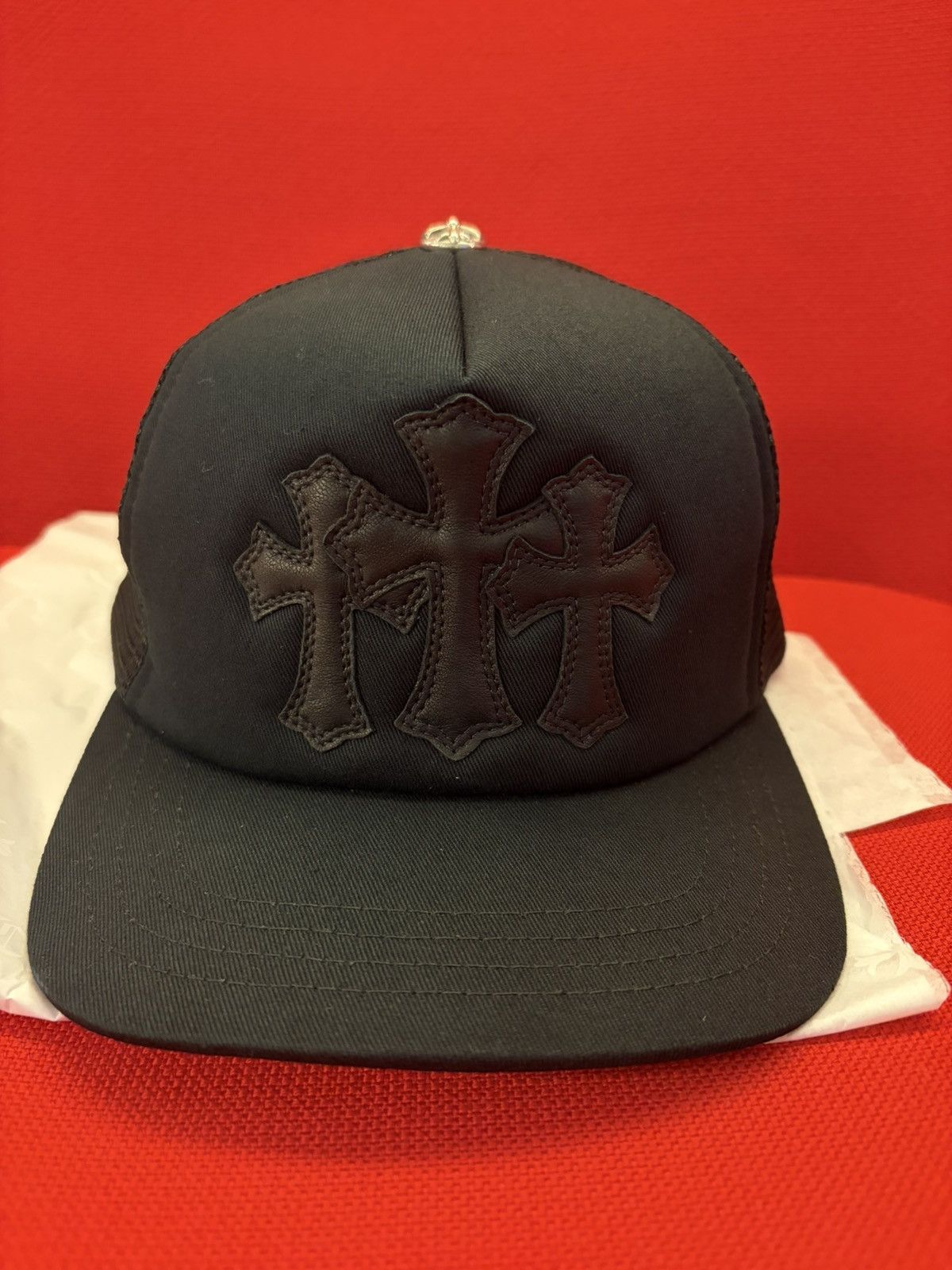 Chrome Hearts Chrome hearts triple cross trucker cap Size ONE SIZE - 1 Thumbnail