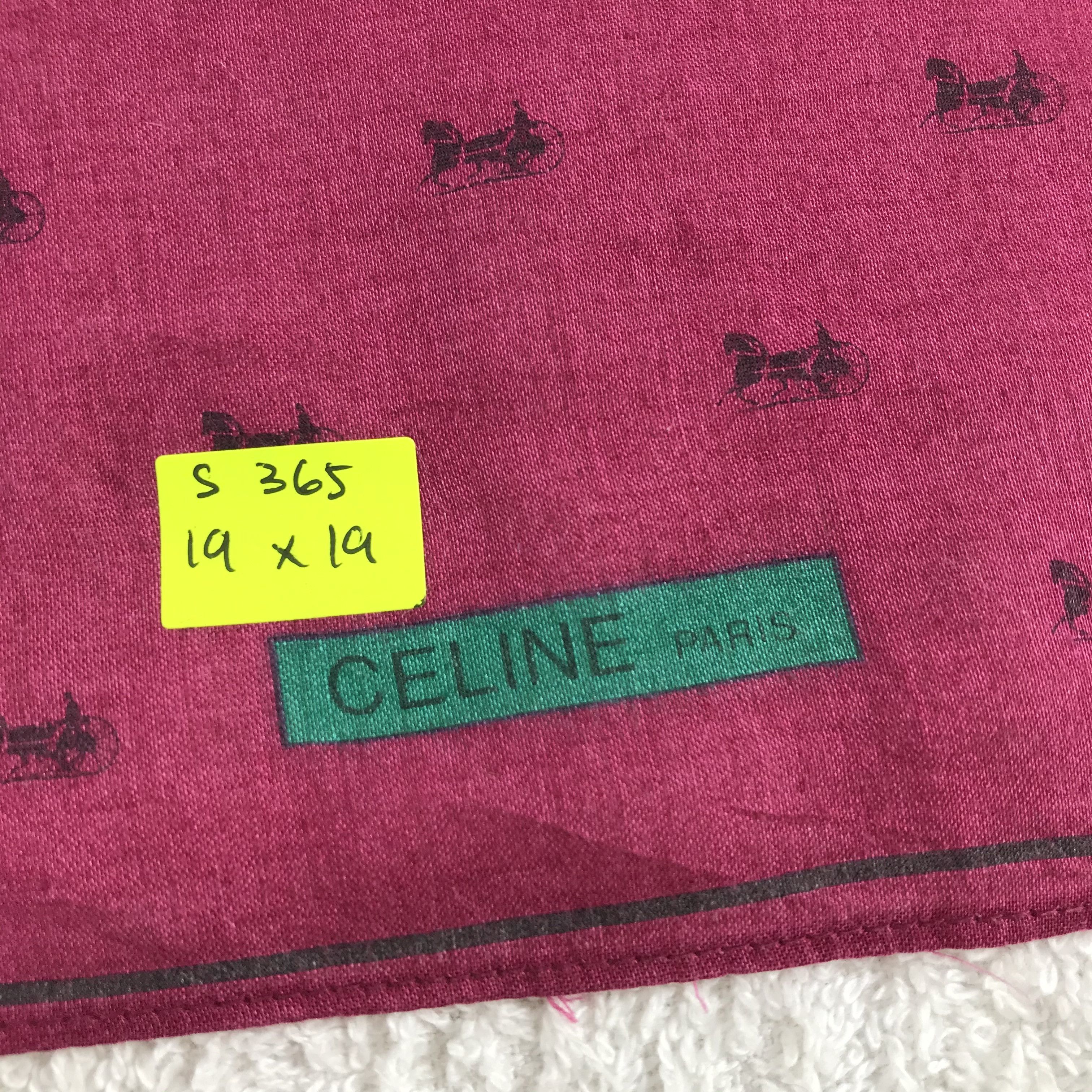 Celine × Vintage Celine Bandana / Handkerchief / Neckerchief - S365 Size ONE SIZE - 5 Thumbnail