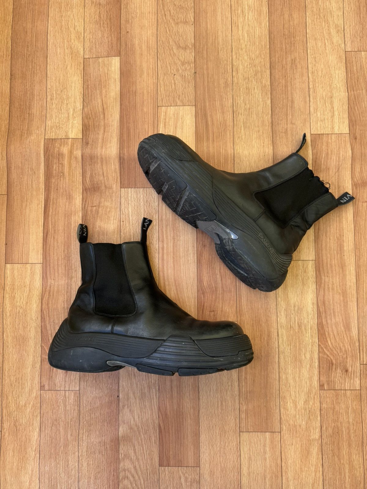 Lanvin 🕷️💥 Lanvin Bold Chelsea Boots Size US 10 / EU 43 - 10 Thumbnail