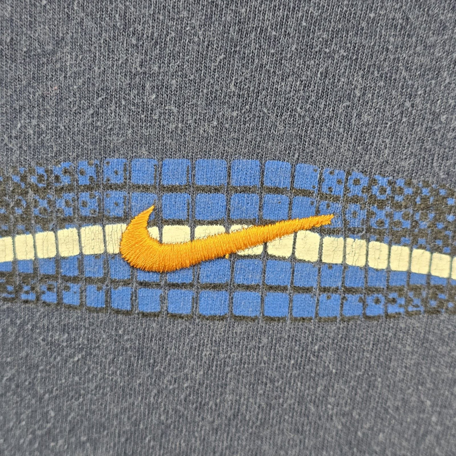 Nike Vintage Nike Swim Logo Shirt Mens XL Blue Center Swoosh Y2K Size US XL / EU 56 / 4 - 4 Thumbnail