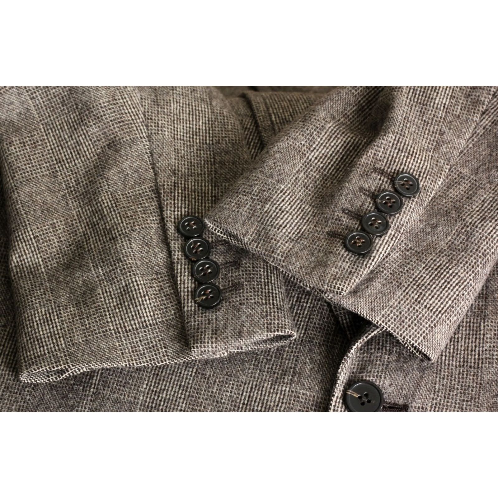 Z Zegna Z ZEGNA Classic Wool Angora Check Blazer Jacket Men Size 52 L MJ4501 Size 52R - 5 Thumbnail