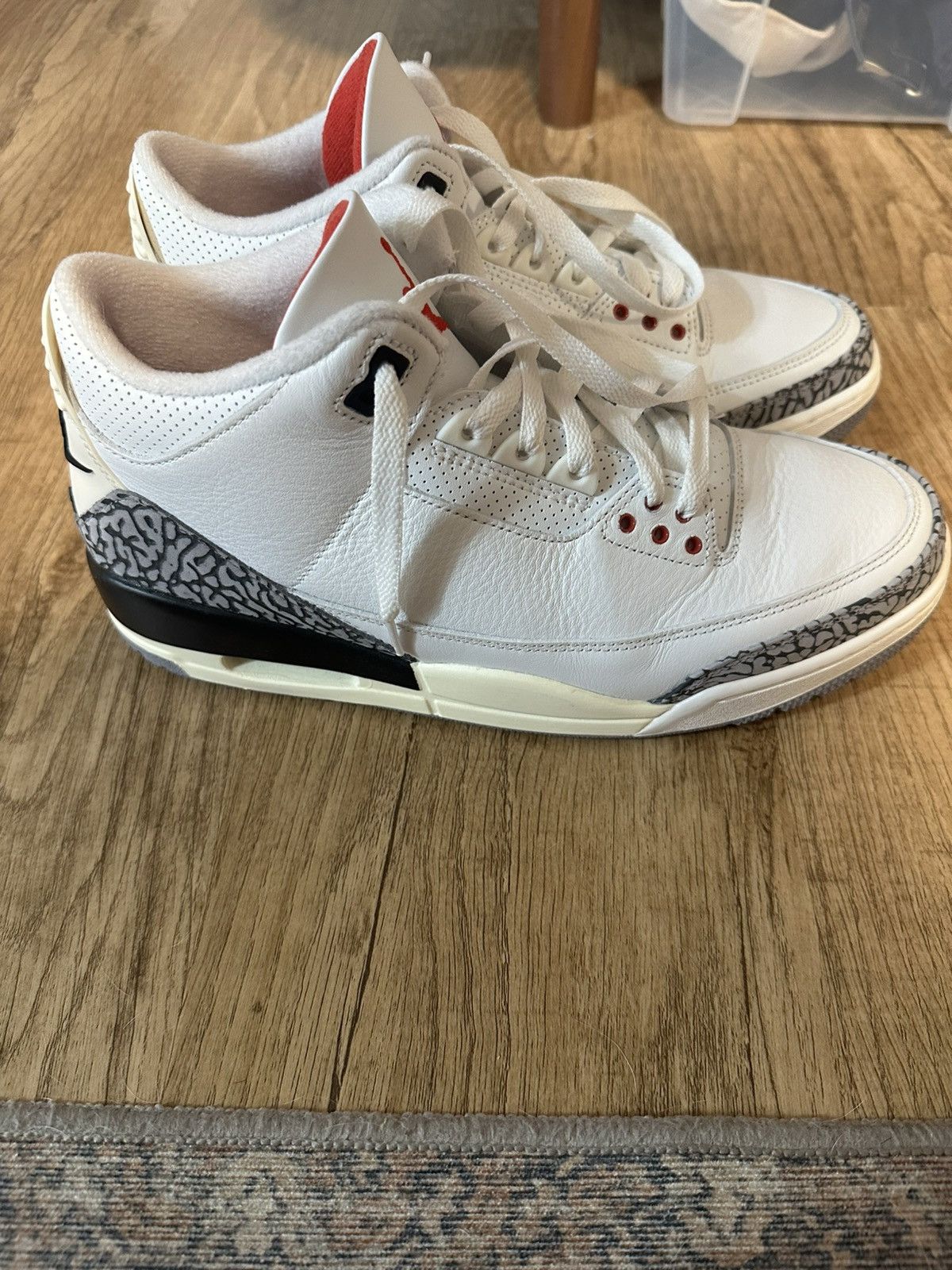 Nike Jordan 3 White Cement Reimagined Size US 10 / EU 43 - 2 Thumbnail