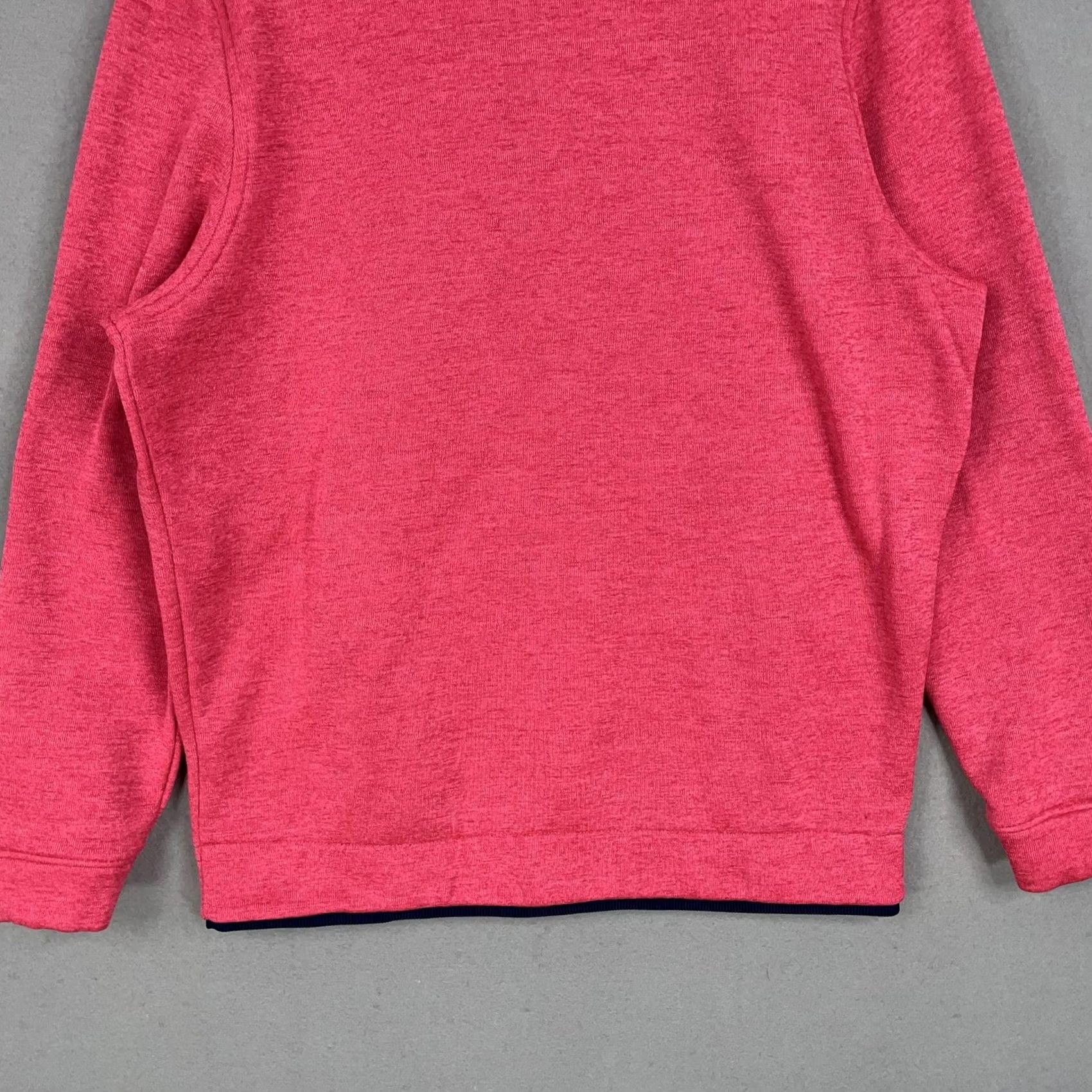 Under Armour Under Armour Pullover Mens Medium Pink Quarter Zip Golf Sweatshirt Logo Size US M / EU 48-50 / 2 - 7 Thumbnail