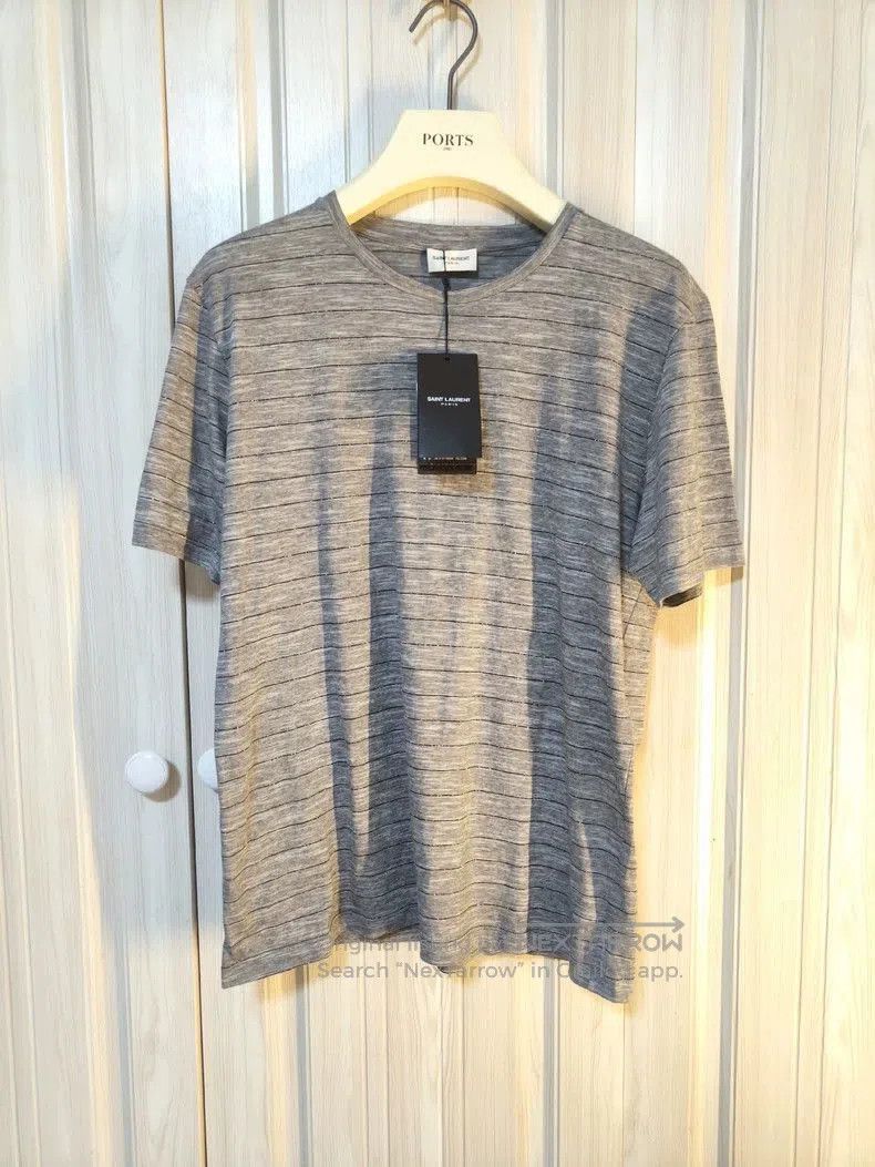 Saint Laurent Paris YSL Men's Cotton Short Sleeve T-Shirt. Size US XS / EU 42 / 0 - 1 Thumbnail