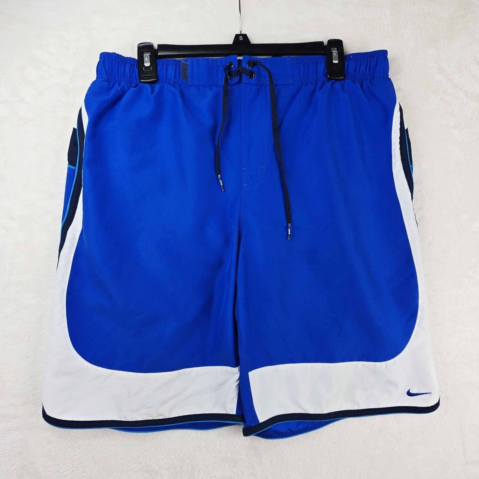 Nike Vintage Nike Board Shorts Mens Large BlueY2K Swim Trunks Size US 33 - 2 Thumbnail