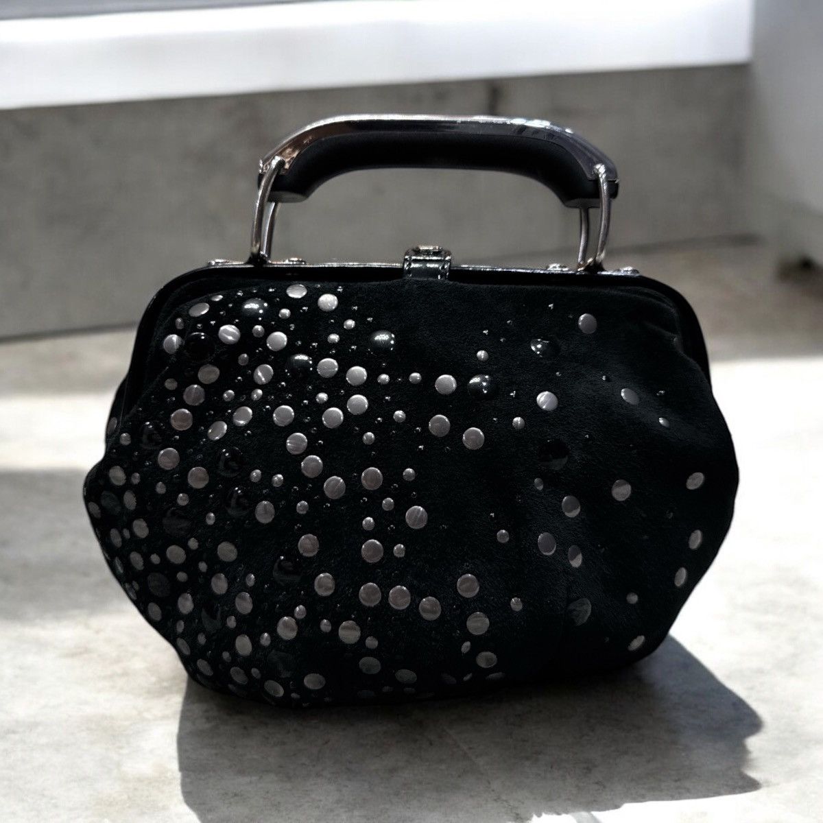 Diesel DIESEL SUEDE STUDDED HANDHELD CLUTCH BAG Size ONE SIZE - 2 Thumbnail