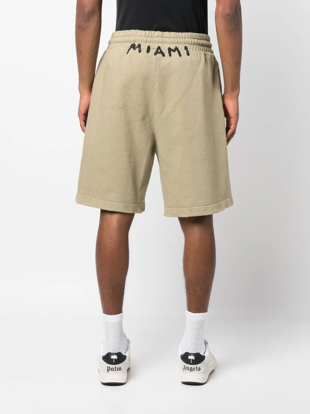 Palm Angels o1y0325 Logo Short in Beige Size US 32 / EU 48 - 3 Thumbnail