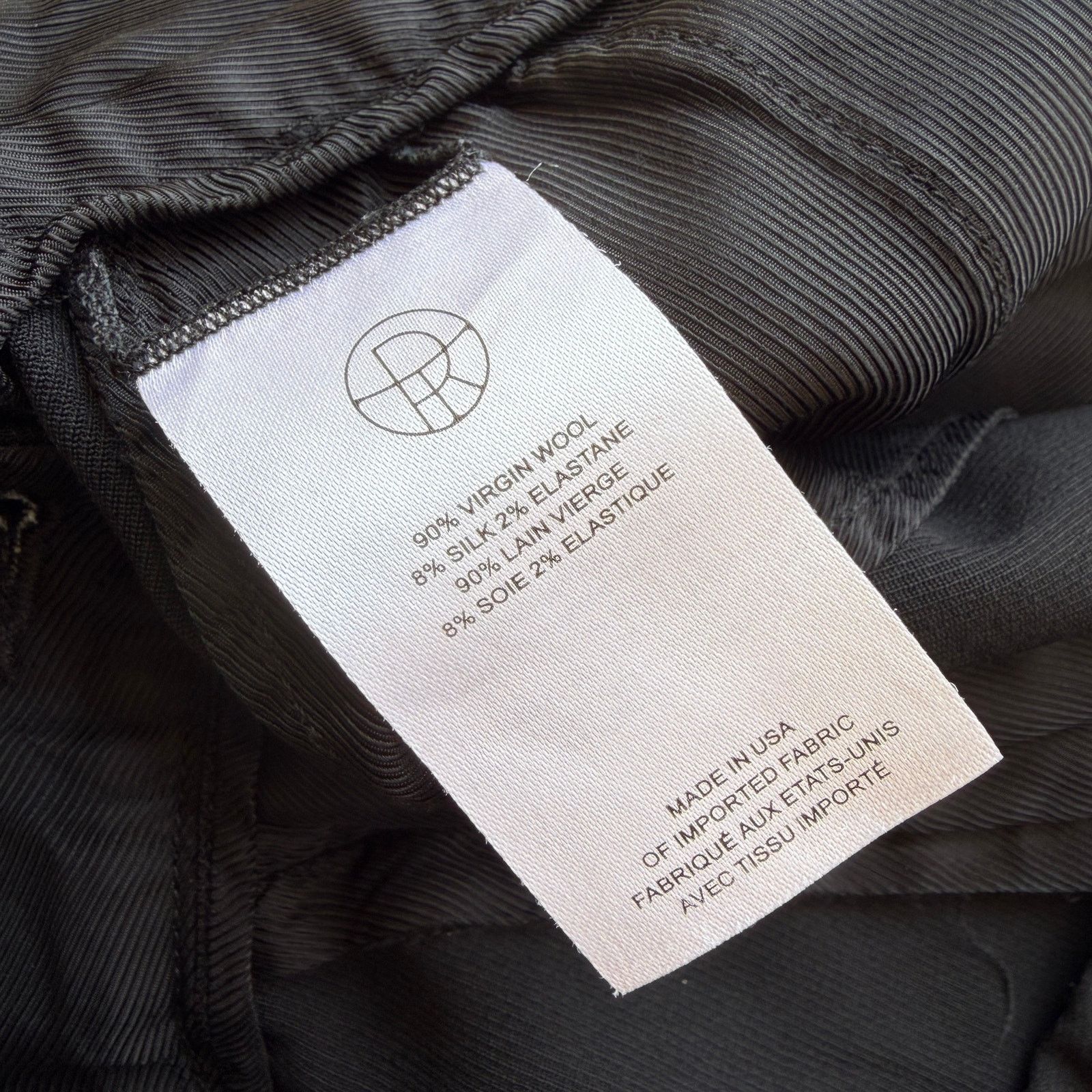 The Row The Row Black Virgin Wool Blend womens Trousers dress pants Size 32" / US 10 / IT 46 - 5 Thumbnail
