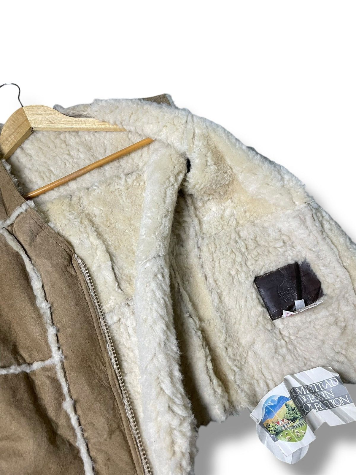 Vintage Sheepskin Coat Homestead Vests (59) Size US XXS / EU 40 - 5 Thumbnail