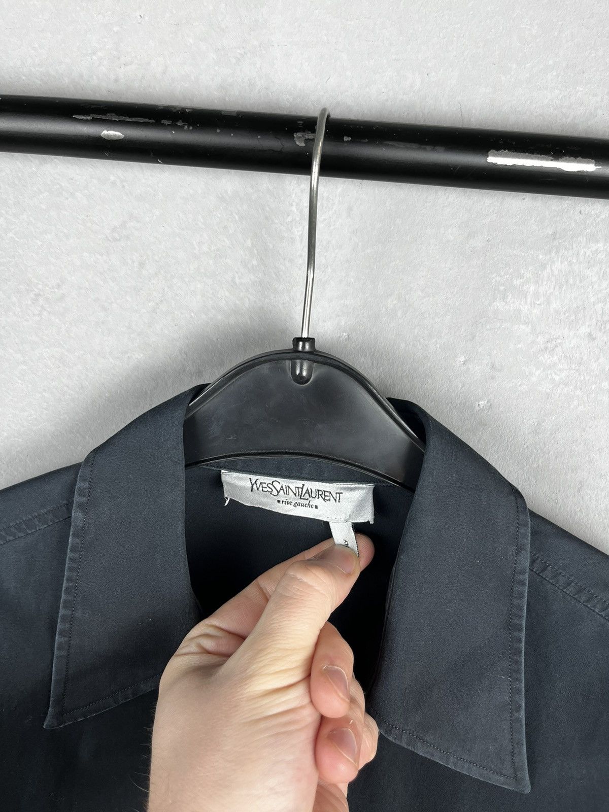 Vintage × Yves Saint Laurent Yves Saint Laurent Shirts button up pour homme Size US L / EU 52-54 / 3 - 3 Thumbnail
