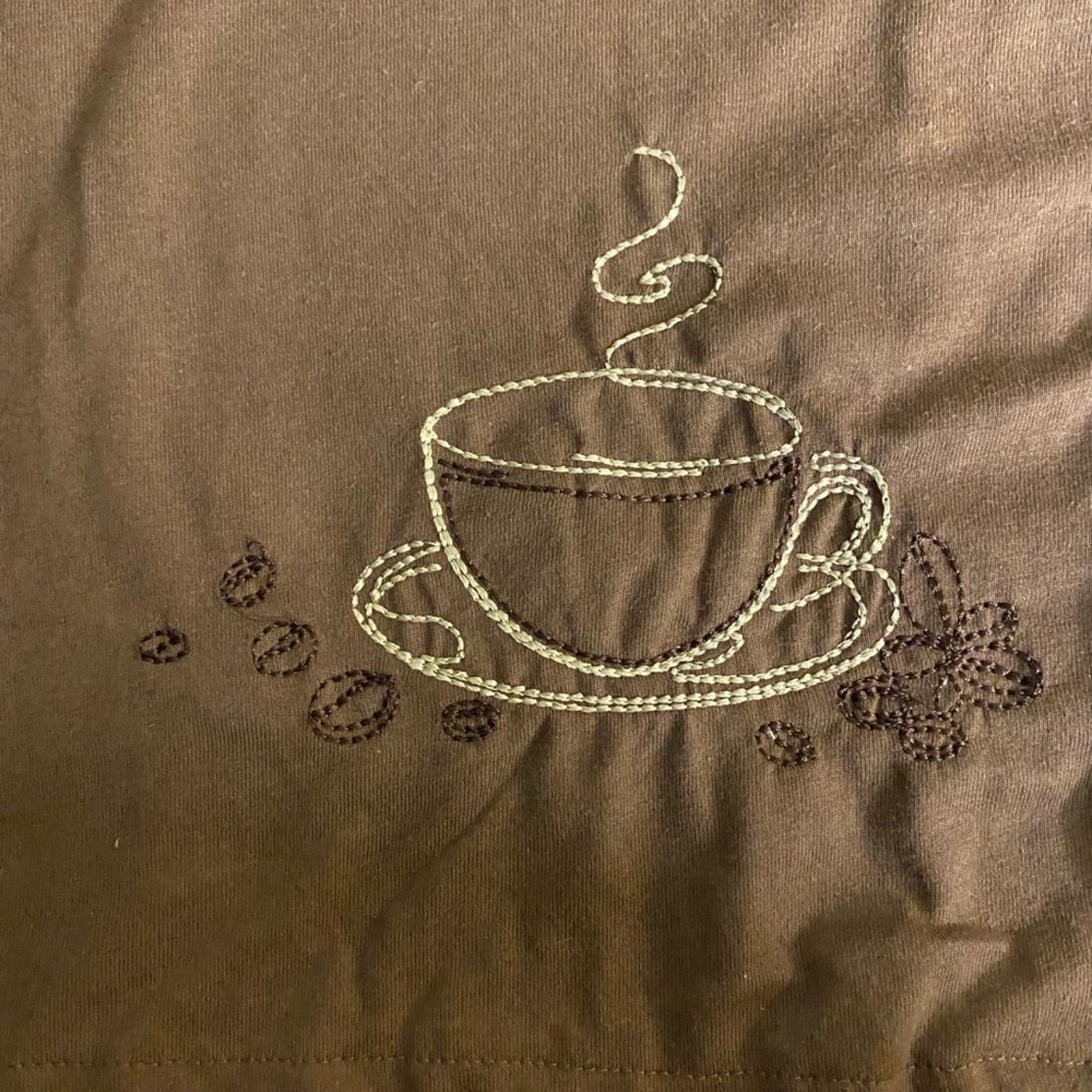 Other Vox Populi Coffee Print Brown Button M Casual Cuban Collar Size US M / EU 48-50 / 2 - 6 Thumbnail