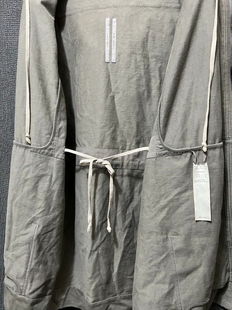Rick Owens Rick Owens 17 FW Mainline Sand Drawstring Hooded Zip Hoodie Size US M / EU 48-50 / 2 - 6 Thumbnail