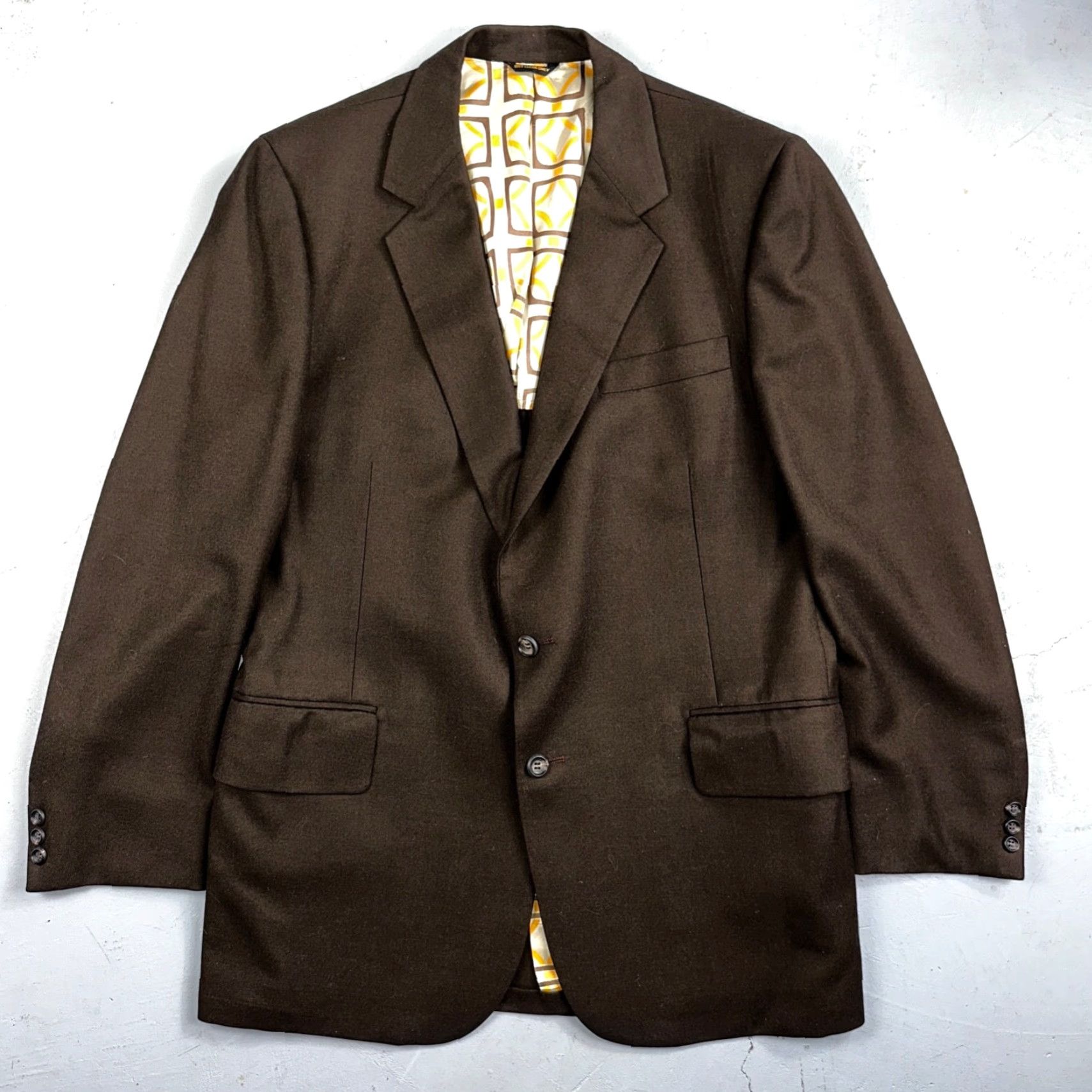 Vintage VTG Roger Pryor 2 PC Suit Jacket Pants Brown Rockabilly 1960s 60s Mens 42 Jacket Coat Pants Brown Rockabilly 1960s Classy Size 42 Mens Size 42R - 2 Thumbnail