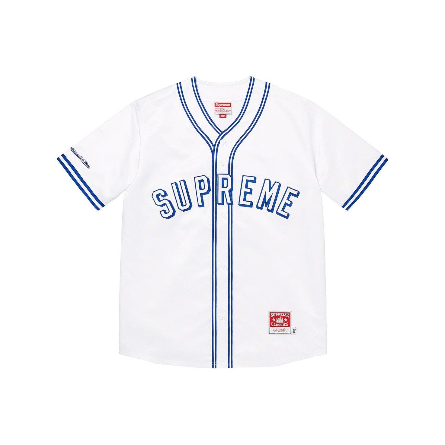 Supreme Supreme Mustang Reversible Basketball Jersey White Size XL