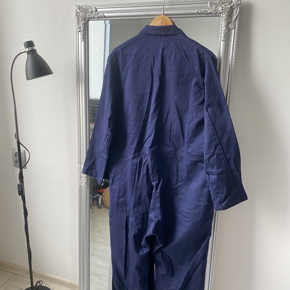 Le Mont Saint Michel Vintage Sanfor French work Coverall jumpsuit Workwear Size US 30 / EU 46 - 7 Thumbnail