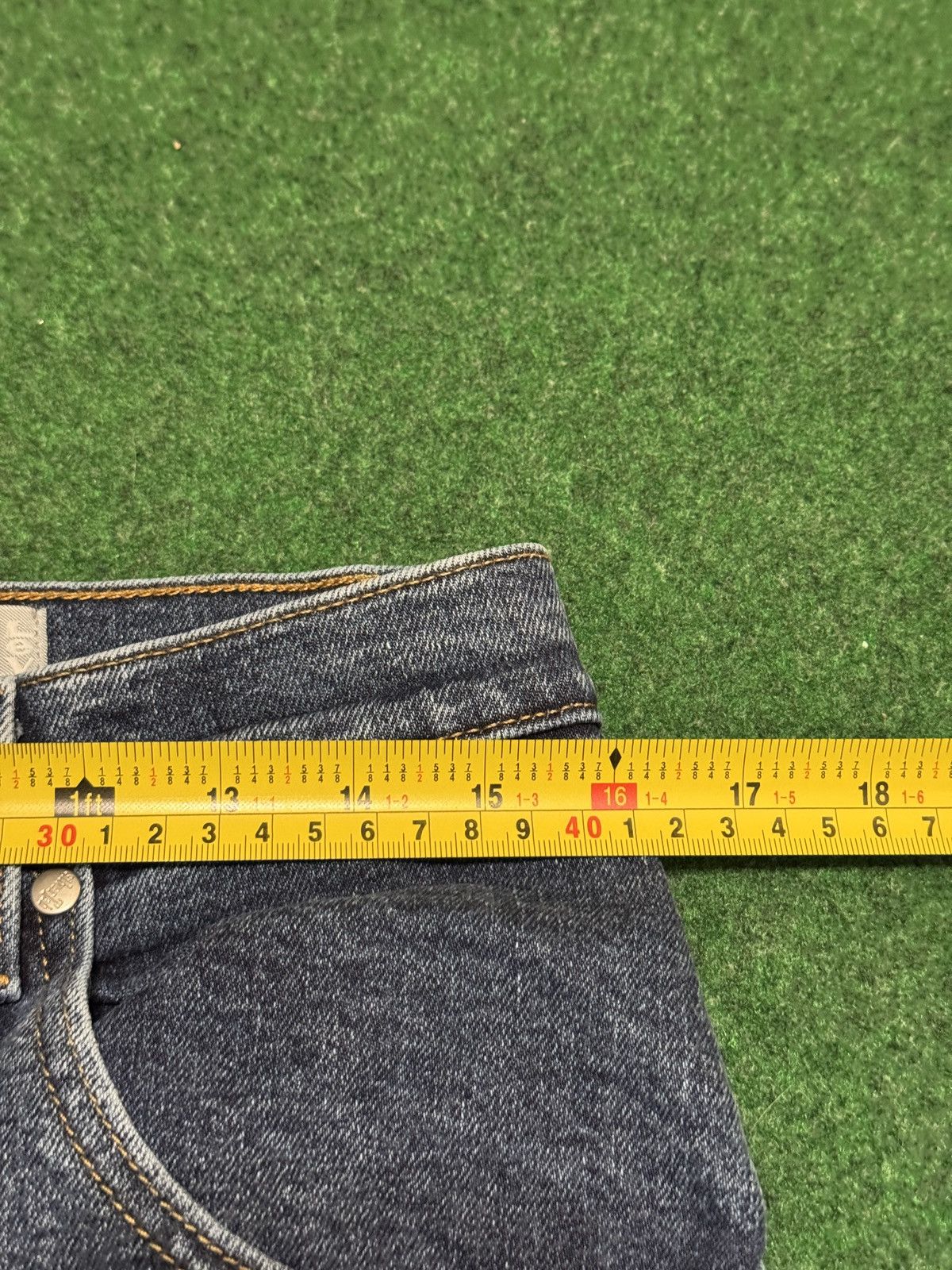 Levi's Levis Silvertab Mom Jeans 32x27 Dark Wash Denim Jeans Size 32" / US 10 / IT 46 - 6 Thumbnail