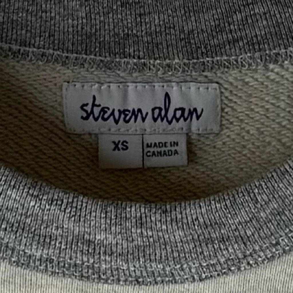 Steven Alan STEVEN ALAN Men's Designer Cream Crew Neck Sweatshirt XS Size US XS / EU 42 / 0 - 4 Thumbnail