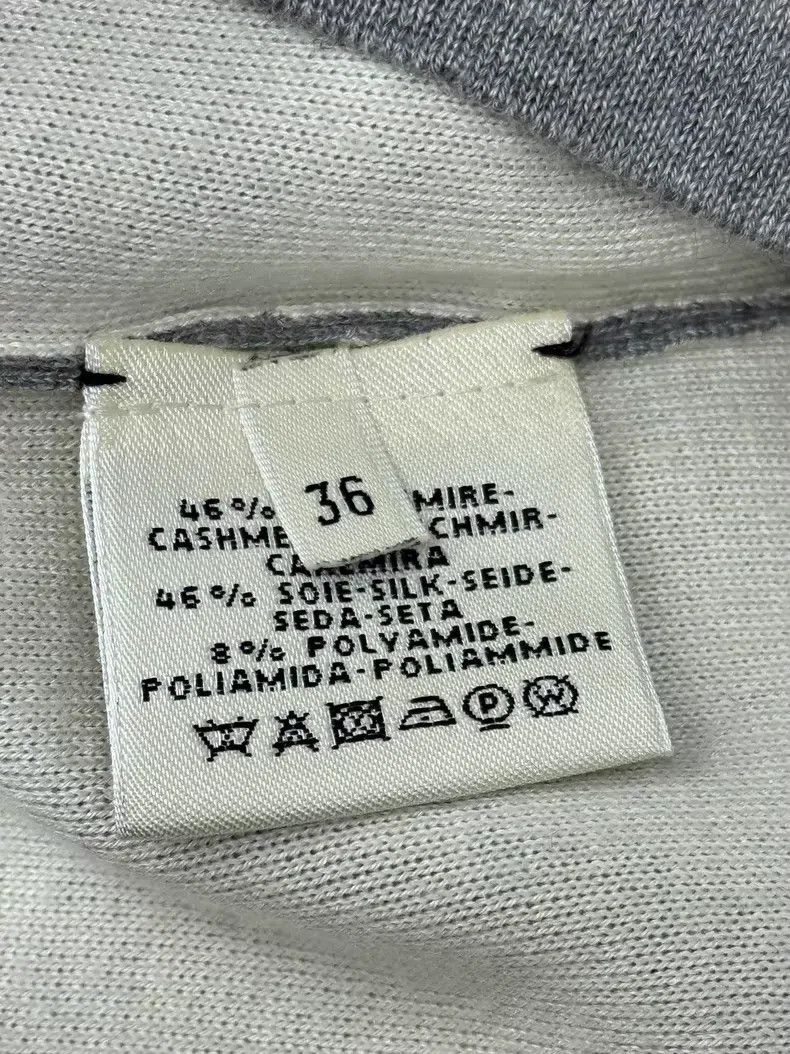 Hermes Hermes Gray Cashmere Long Sleeve Dress Size XS / US 0-2 / IT 36-38 - 5 Thumbnail
