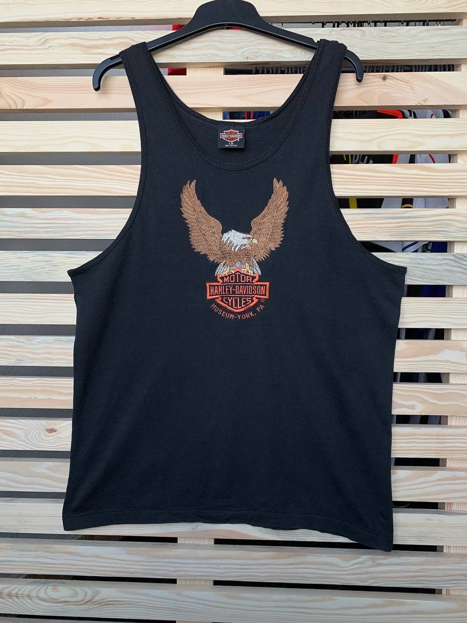 Harley Davidson × Vintage Vintage Harley Davidson Eagle Graphic Tank Top L Size US L / EU 52-54 / 3 - 1 Thumbnail