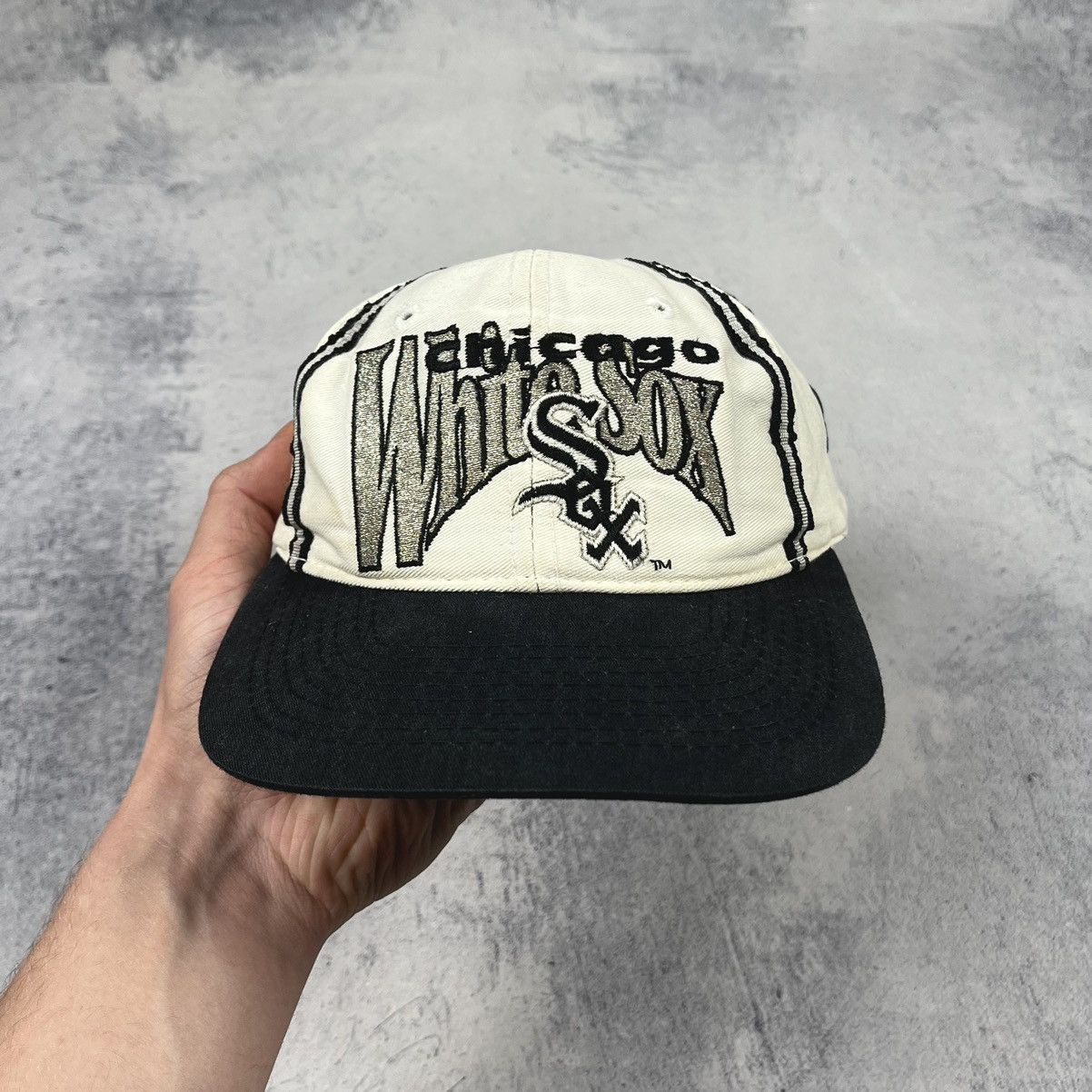 MLB Vintage Chicago White Sox MLB the game cap 90’s Size ONE SIZE - 5 Thumbnail