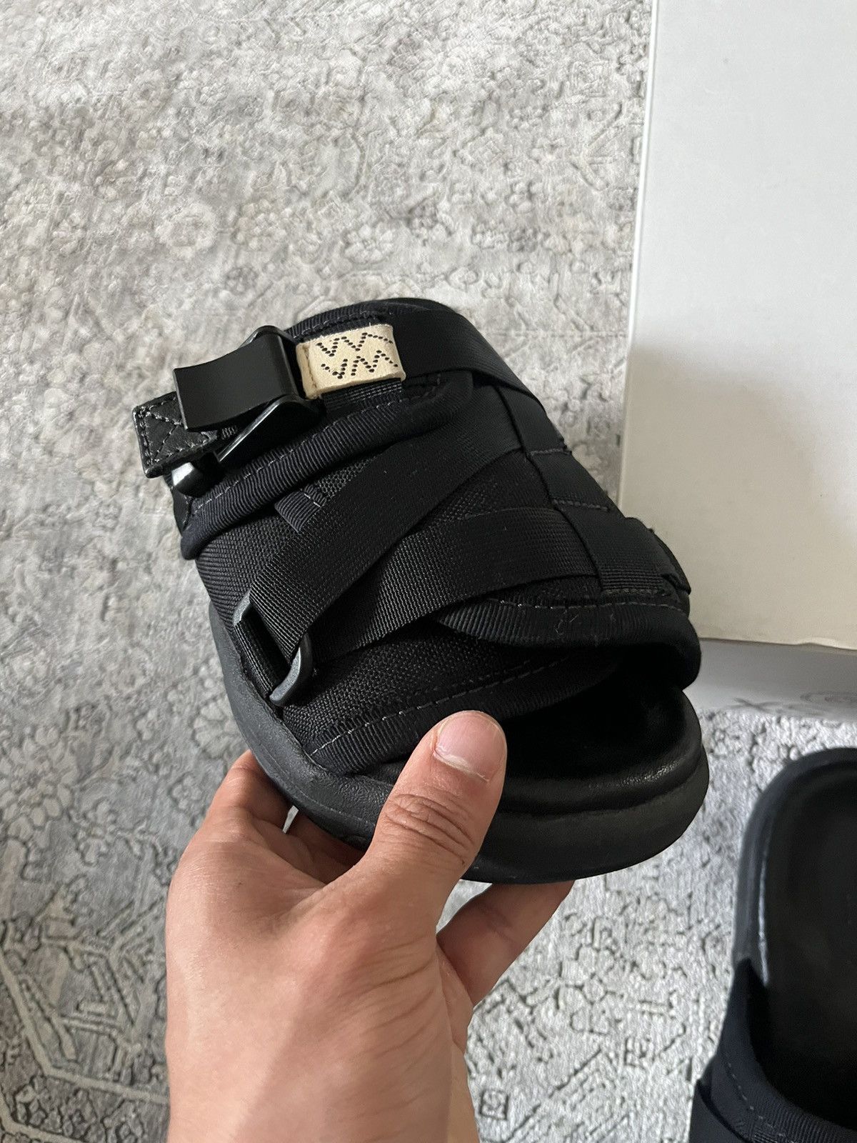 Visvim Visvim Christo Black Sandal Size US 5.5 / EU 38 - 13 Thumbnail