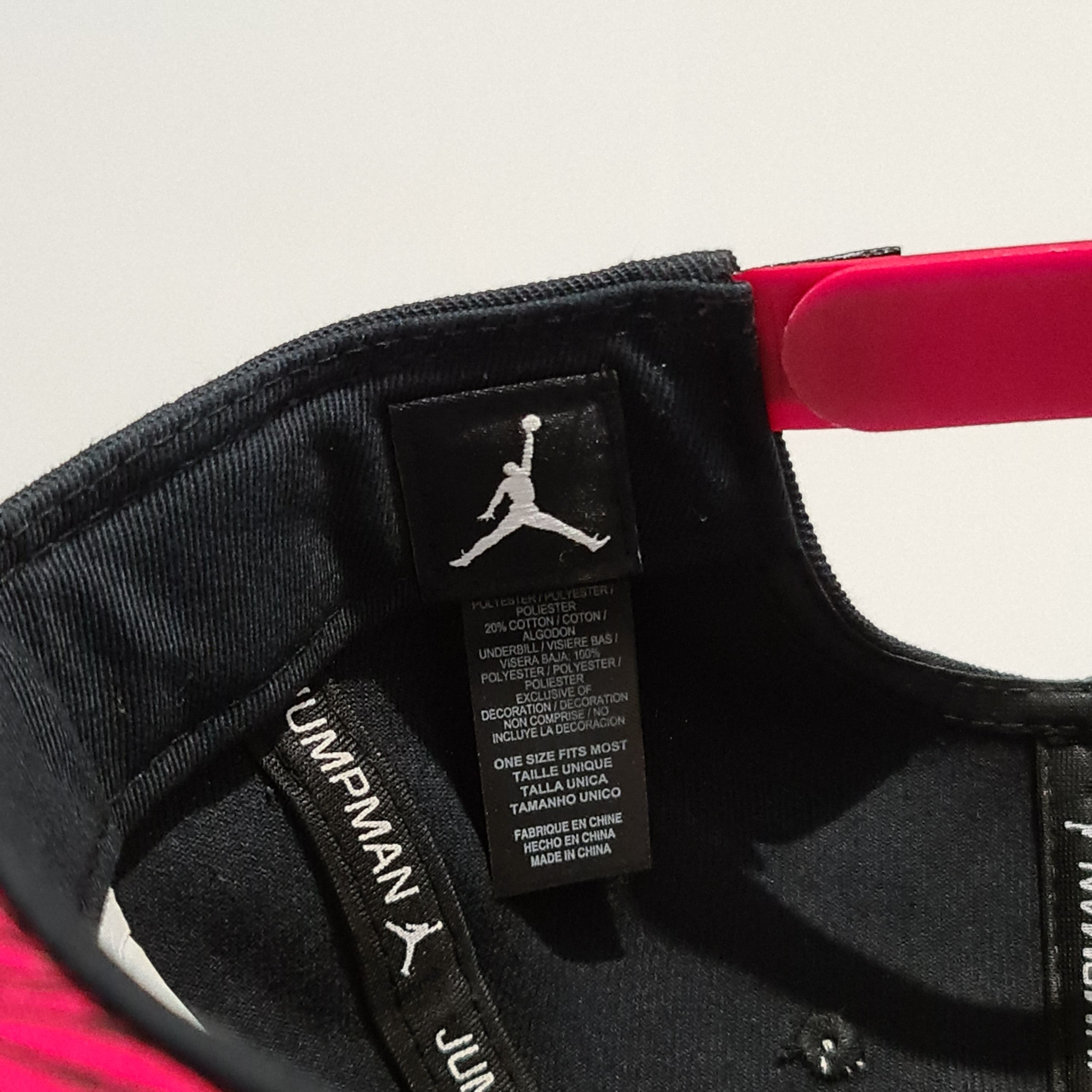 Jordan Brand Jordan Cap Snapback 'TWO3 Flu Game' Black/Red Size ONE SIZE - 8 Thumbnail