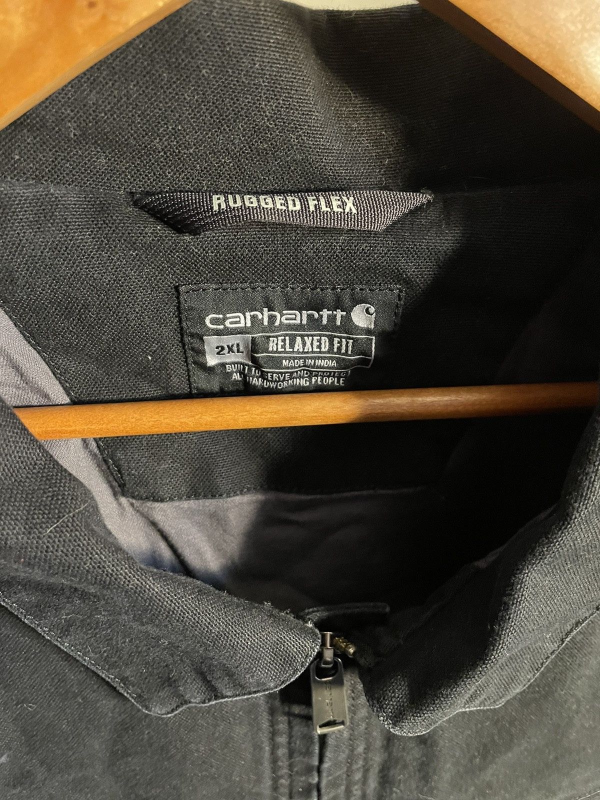 Carhartt Black Carhartt Detroit zip up jacket XXL MISSING PATCH Size US XXL / EU 58 / 5 - 4 Thumbnail