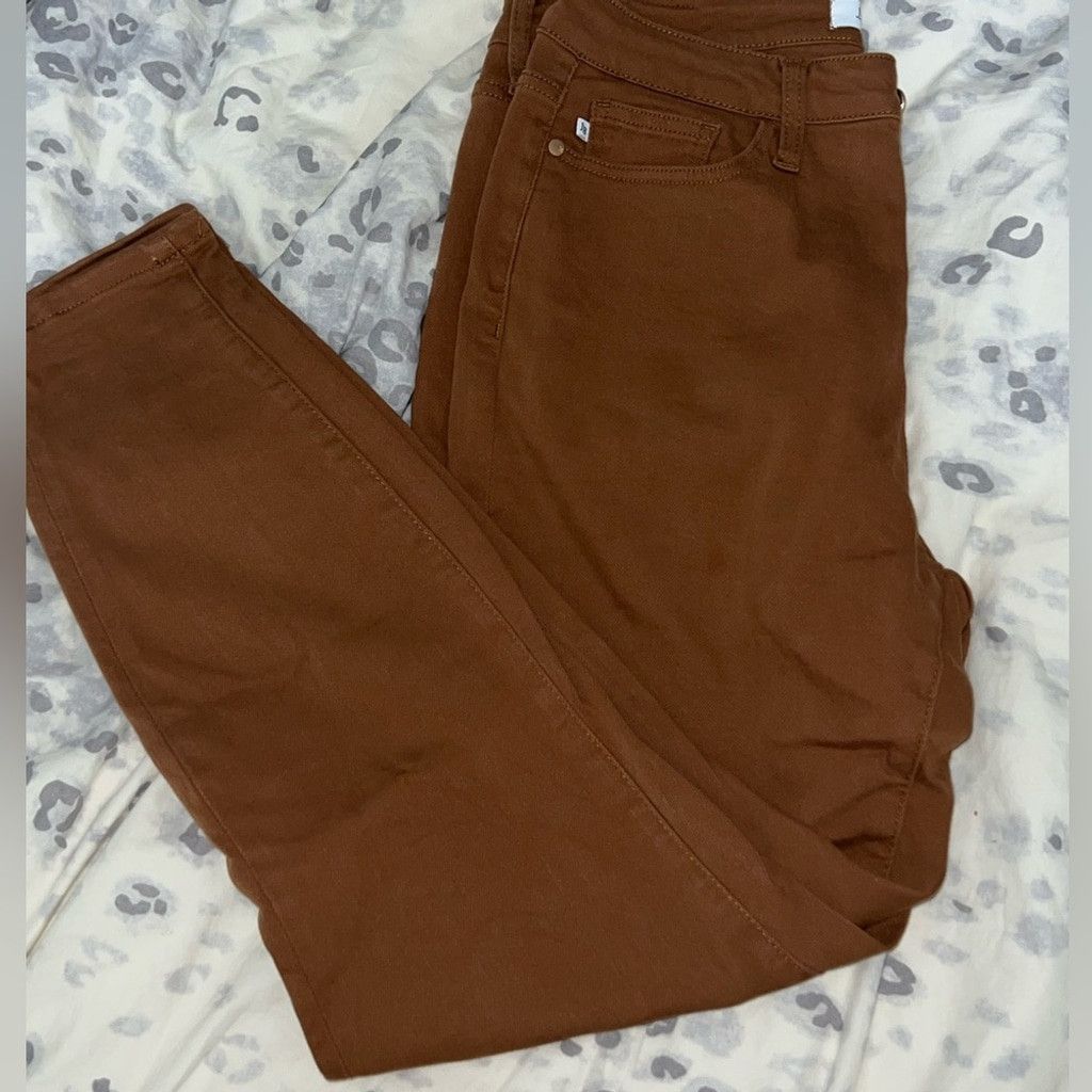 Judy Blue Judy Blue Brown High Rise Slim Fit Size 27" / US 4 / IT 40 - 2 Thumbnail