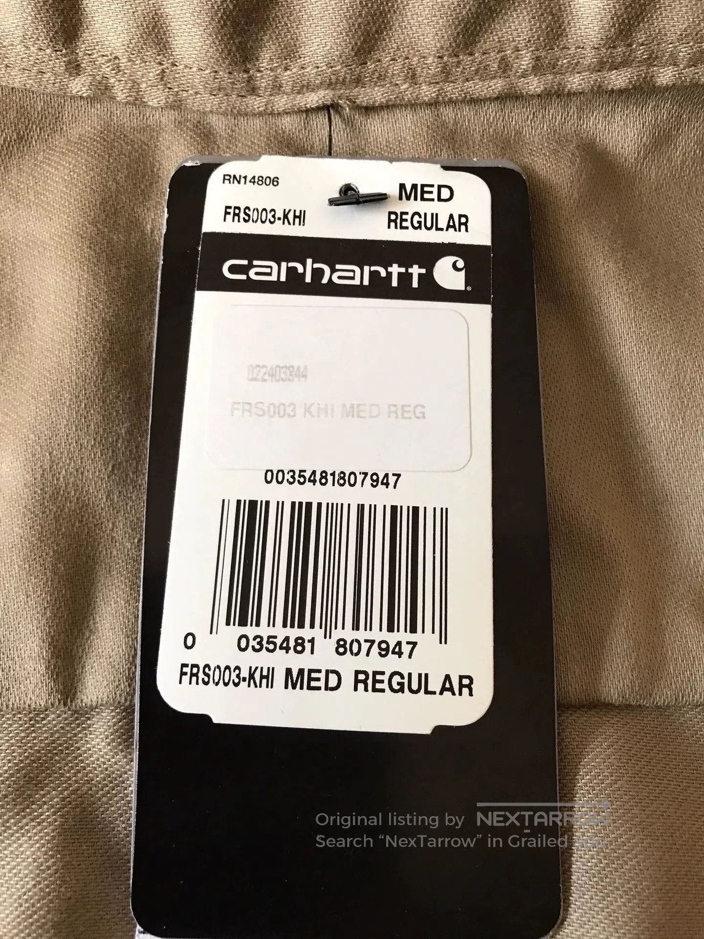 Carhartt Carhartt FRS003 FR Flame Resistant Work Shirt. Size US M / EU 48-50 / 2 - 9 Thumbnail