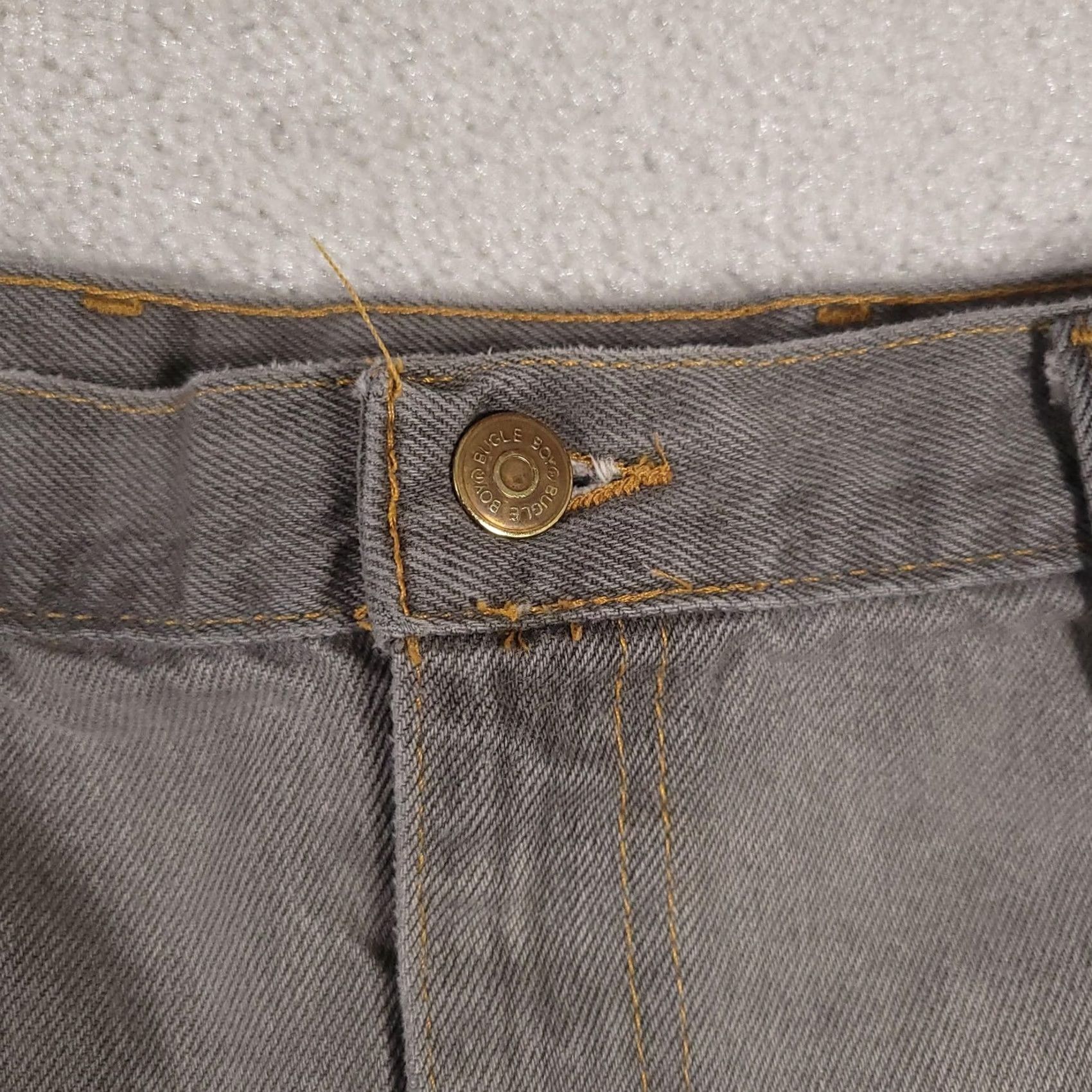 Bugle Boy VINTAGE Bugle Boy Jeans Mens 38x30 Gray Tapered Relaxed Fit Made USA 90s Pants Size US 38 / EU 54 - 5 Thumbnail