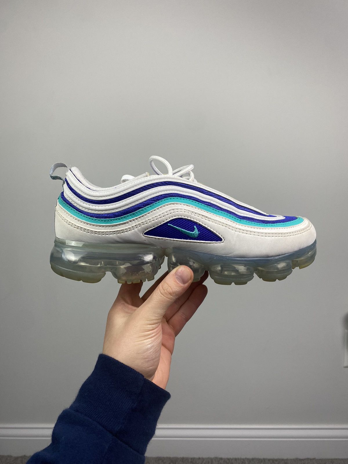 Vapormax 97 white store indigo