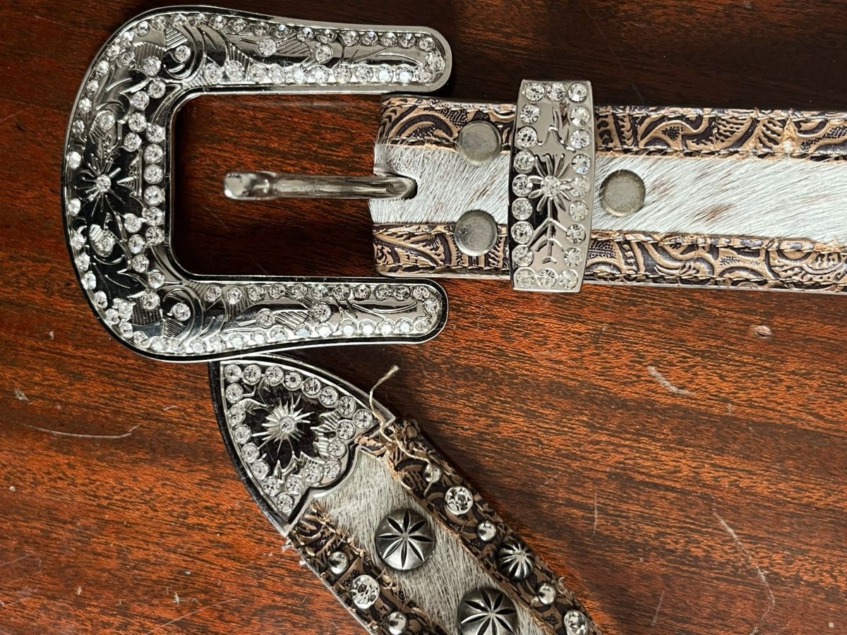 Other Angel ranch Real Leather belt Size ONE SIZE - 1 Thumbnail